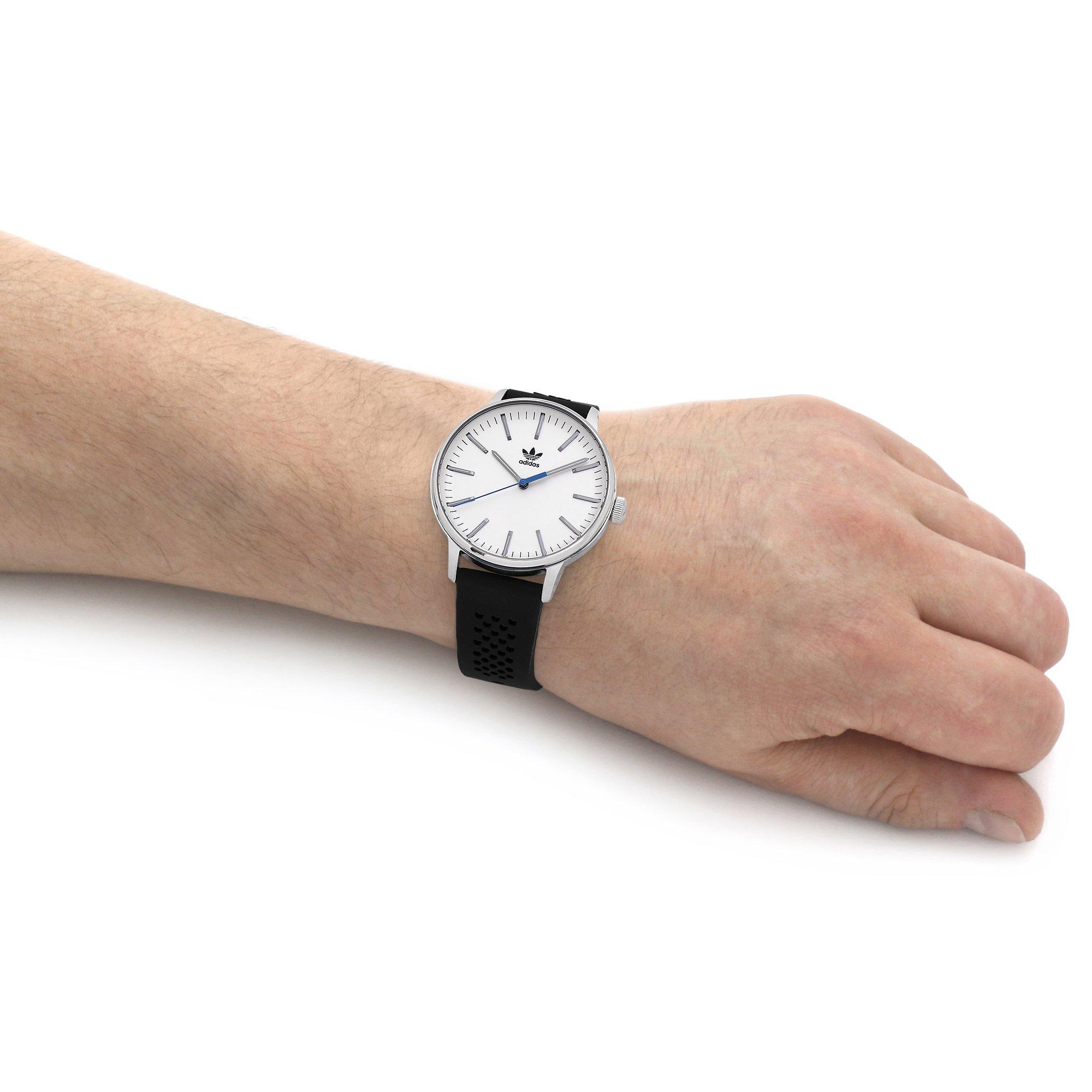 Slvr - adidas Originals - Code One Stainless Steel Fashion Analogue Quartz Watch - 8