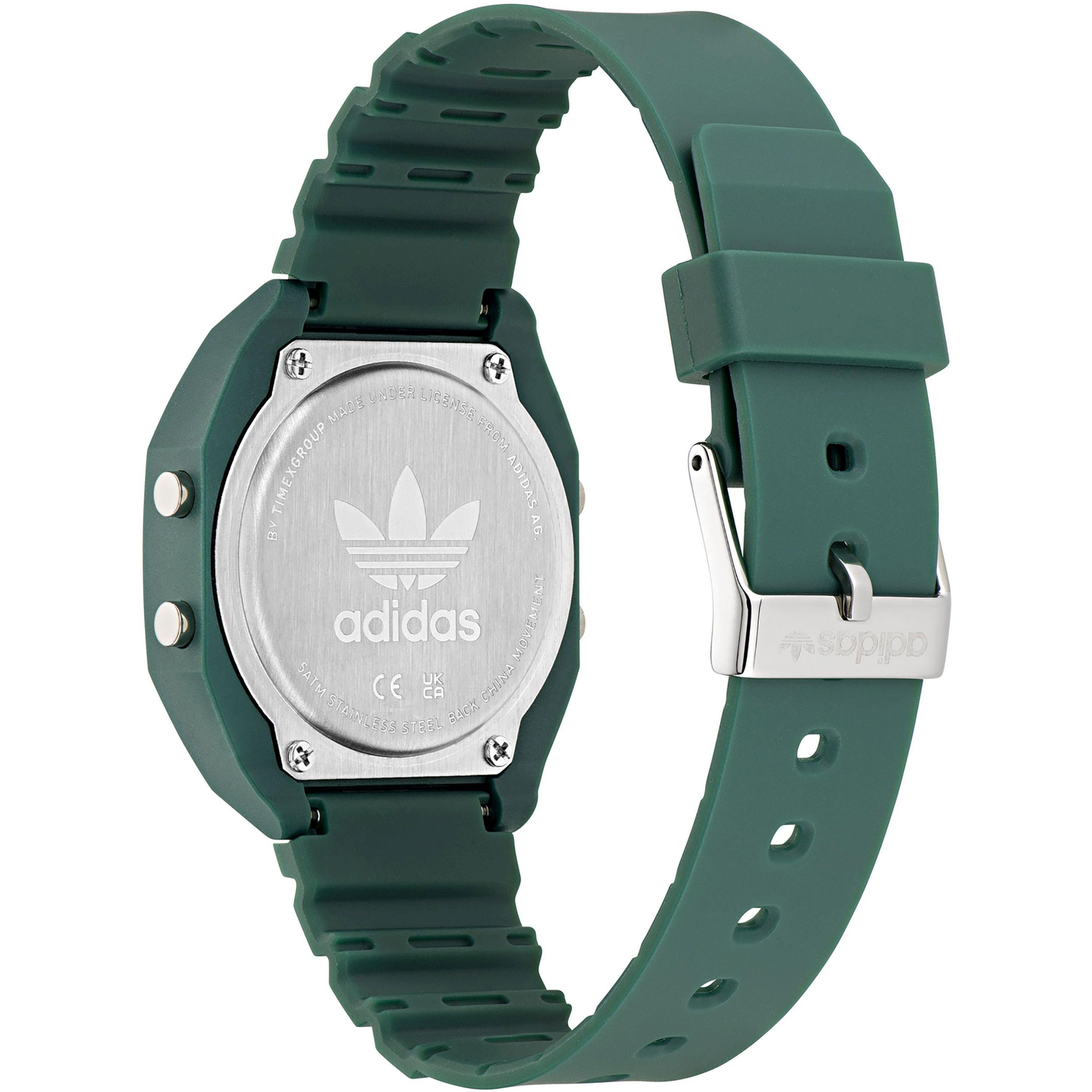 adidas Originals Watches Digital Two Plastic Resin Fashion Analogue Quartz Watch Analoge Quarzuhren Sports Direct