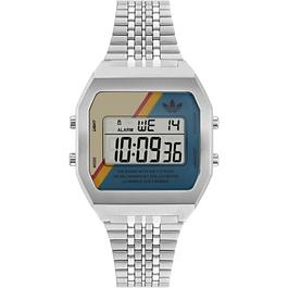 adidas Originals Digital Two Stainless Steel Fashion Digital Quartz Watch