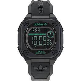 adidas Originals City Tech Two Plastic/Resin Fashion Digital Quartz Watch