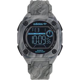 adidas Originals City Tech Two Grfx Plastic/Resin Fashion Digital Watch