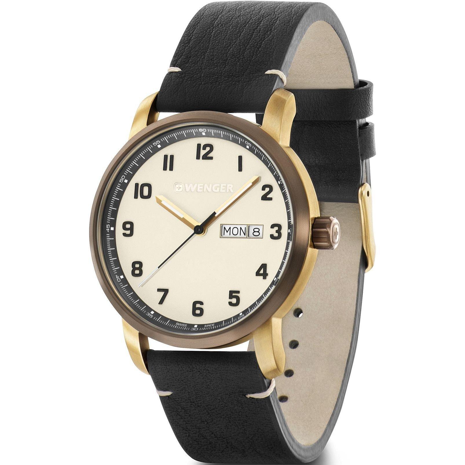 Gld - Wenger - Attitude Stainless Steel Classic Analogue Quartz Watch - 2