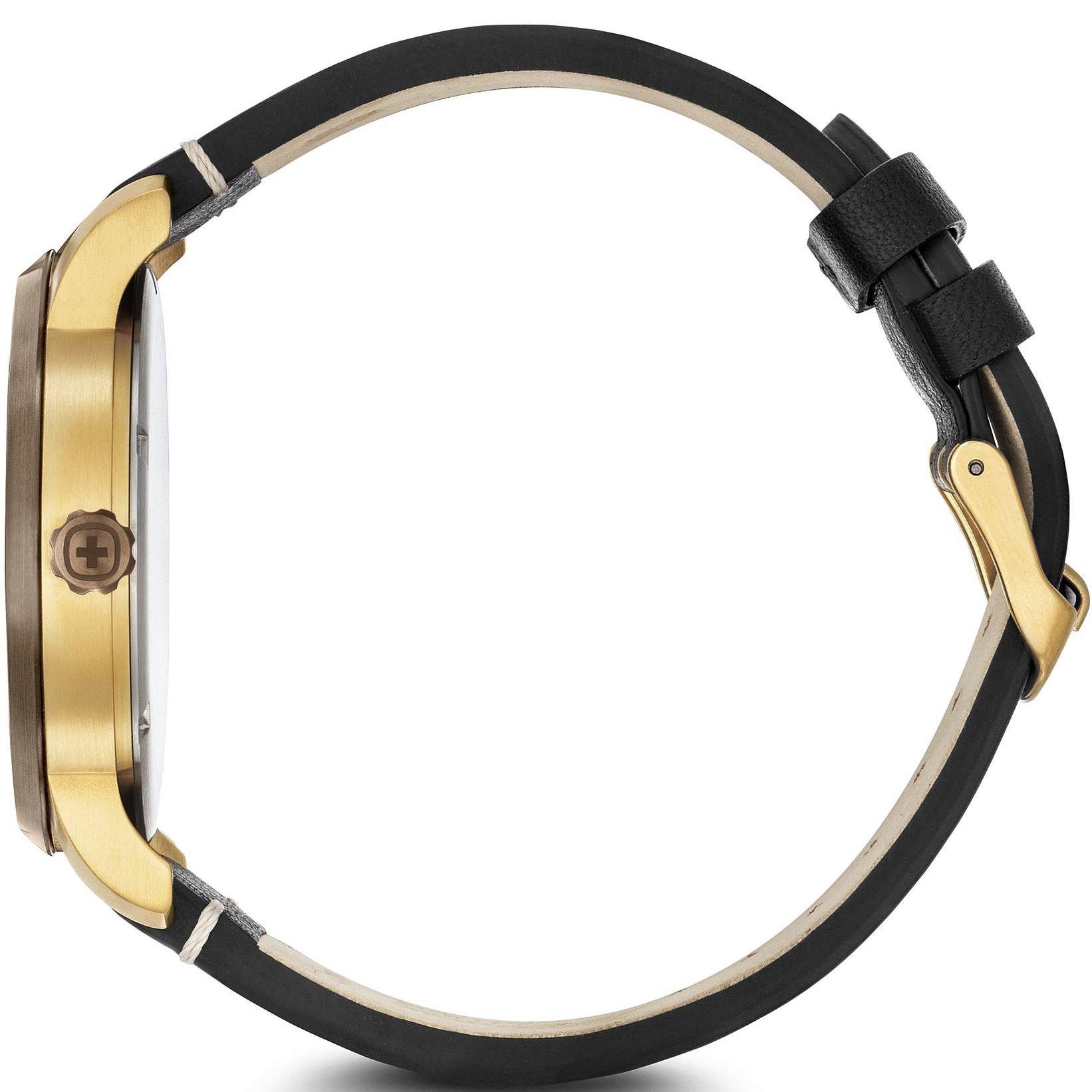 Gld - Wenger - Attitude Stainless Steel Classic Analogue Quartz Watch - 3