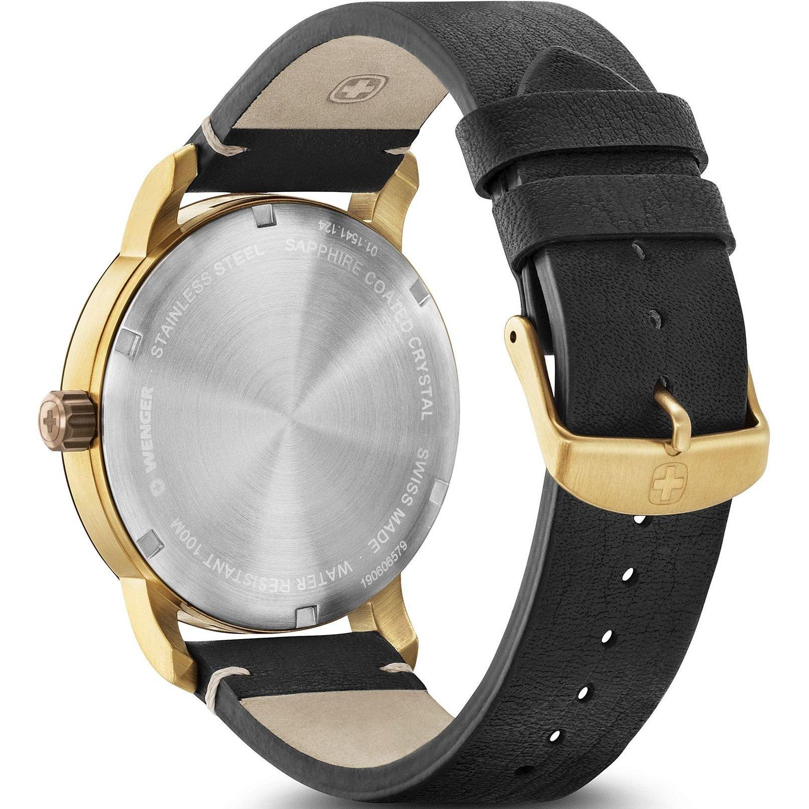 Gld - Wenger - Attitude Stainless Steel Classic Analogue Quartz Watch - 4