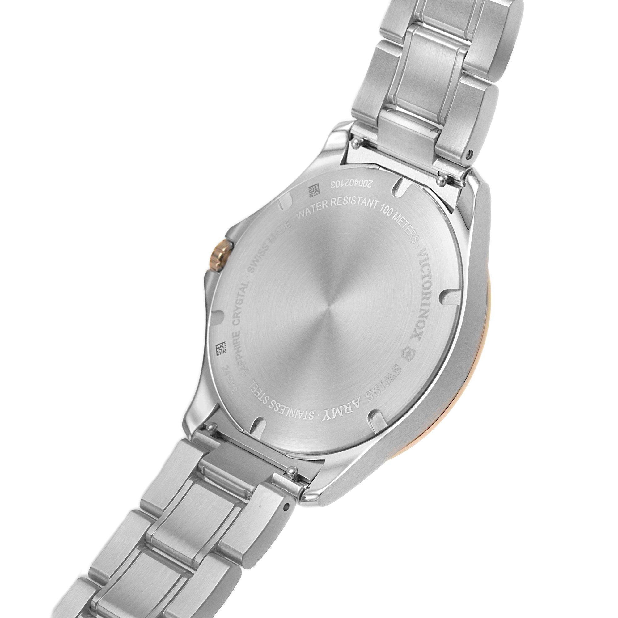 Slvr - Victorinox Swiss Army - Alliance Stainless Steel Luxury Analogue Quartz Watch - 3