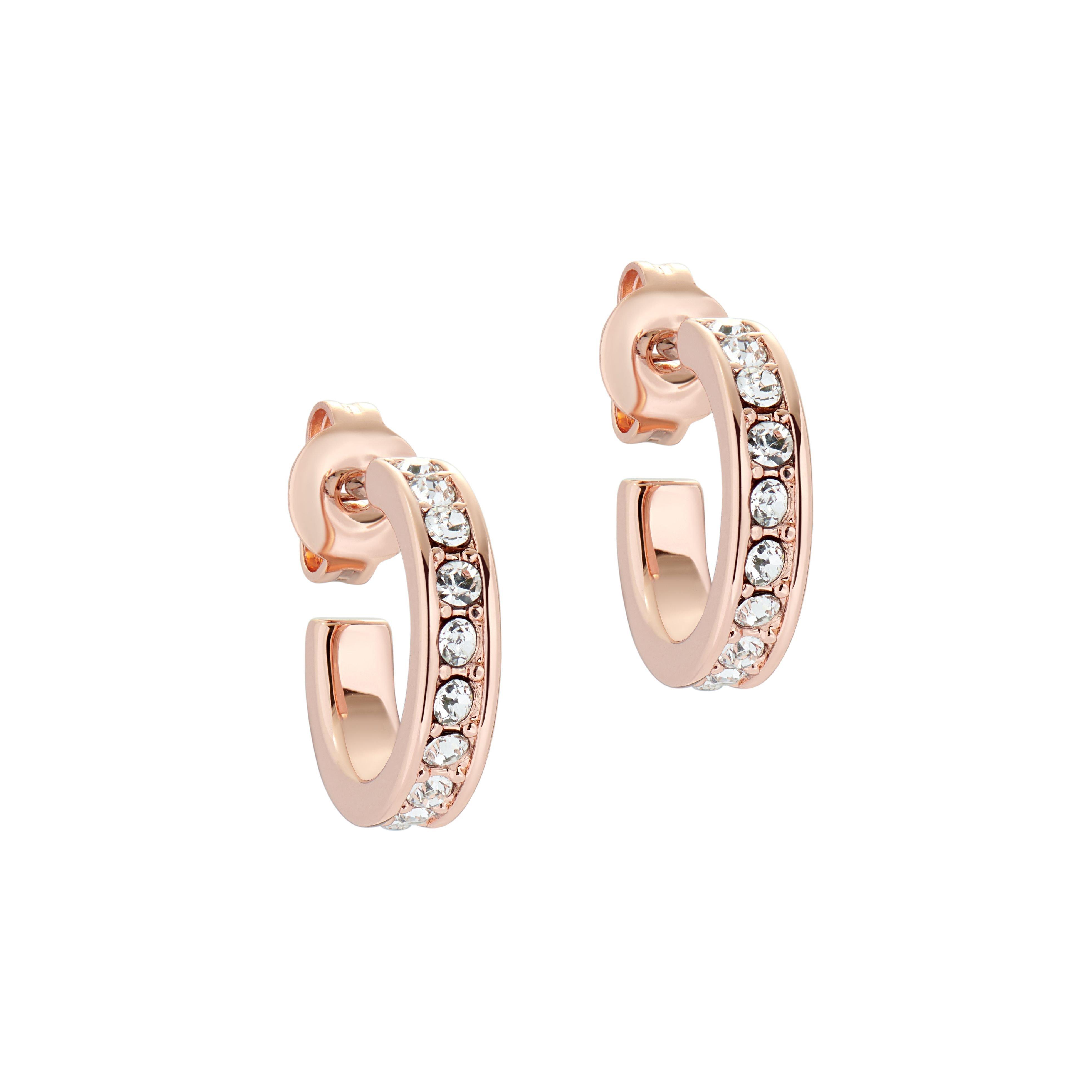 Rs - Ted Baker - Seenita Small Crystal Hoop Earrings - 1
