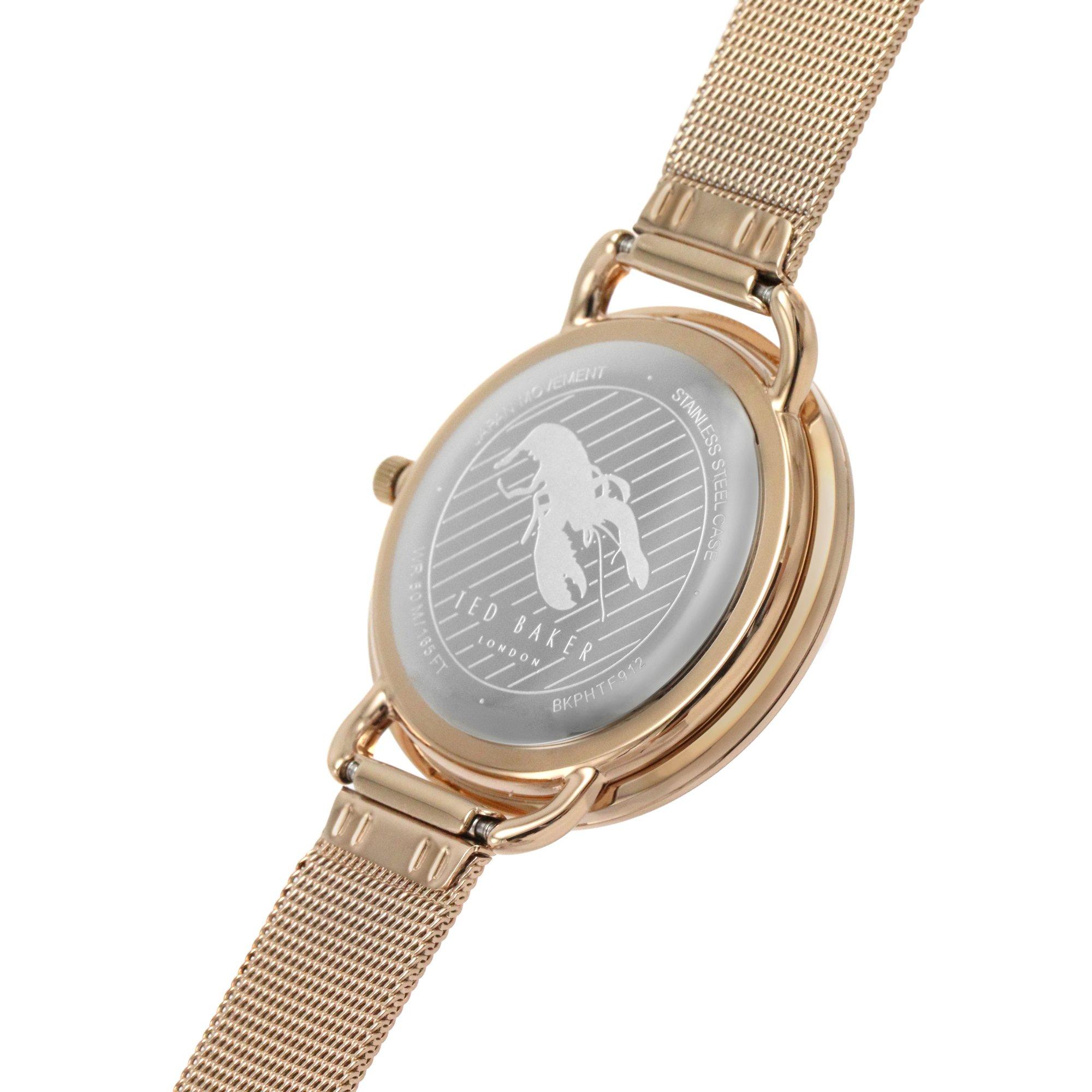 Rs Gld - Ted Baker - Stainless Steel Fashion Analogue Quartz Watch BKPHTF912UO - 4