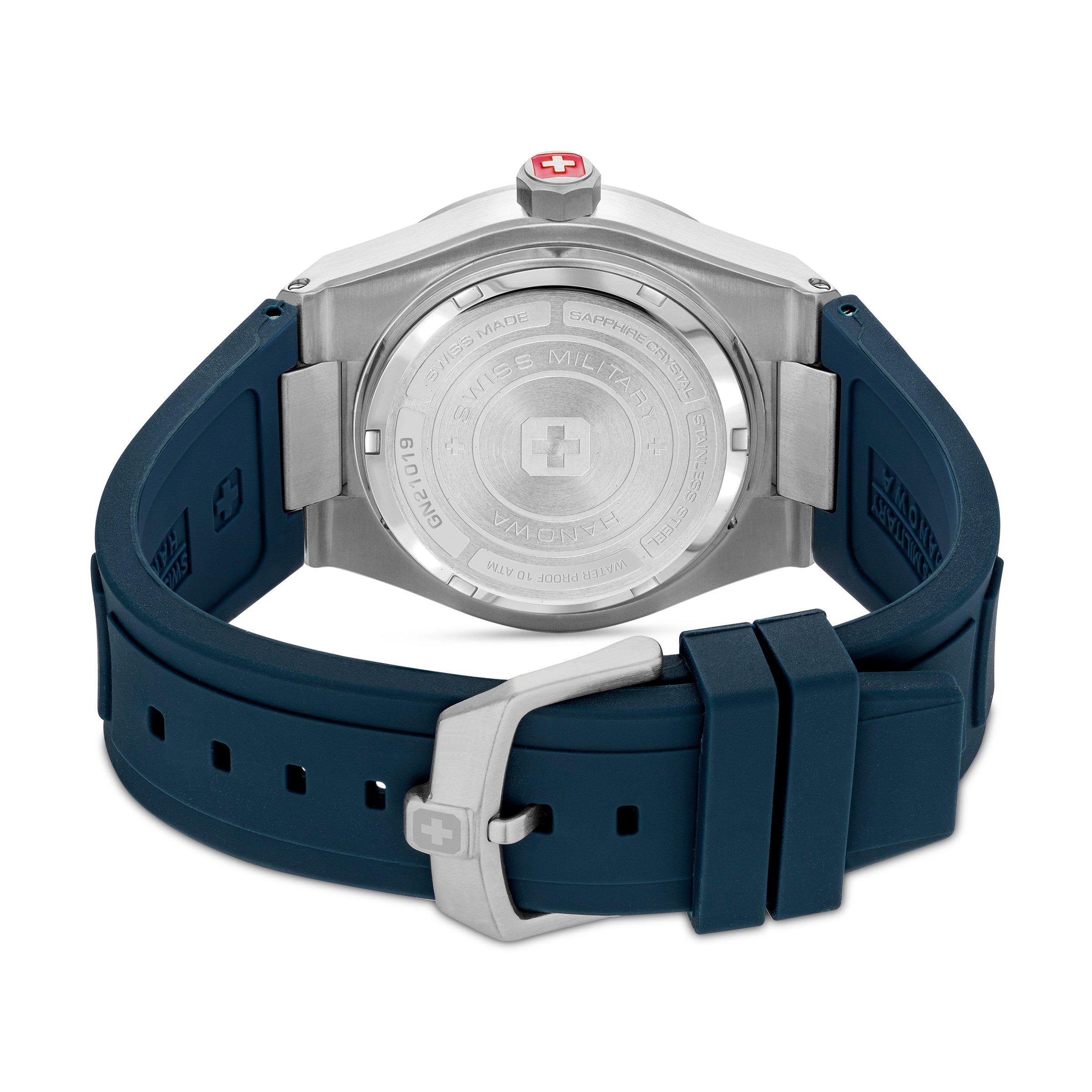 Slvr - Swiss Military Hanowa - Stainless Steel Sports Analogue Quartz Watch - 2
