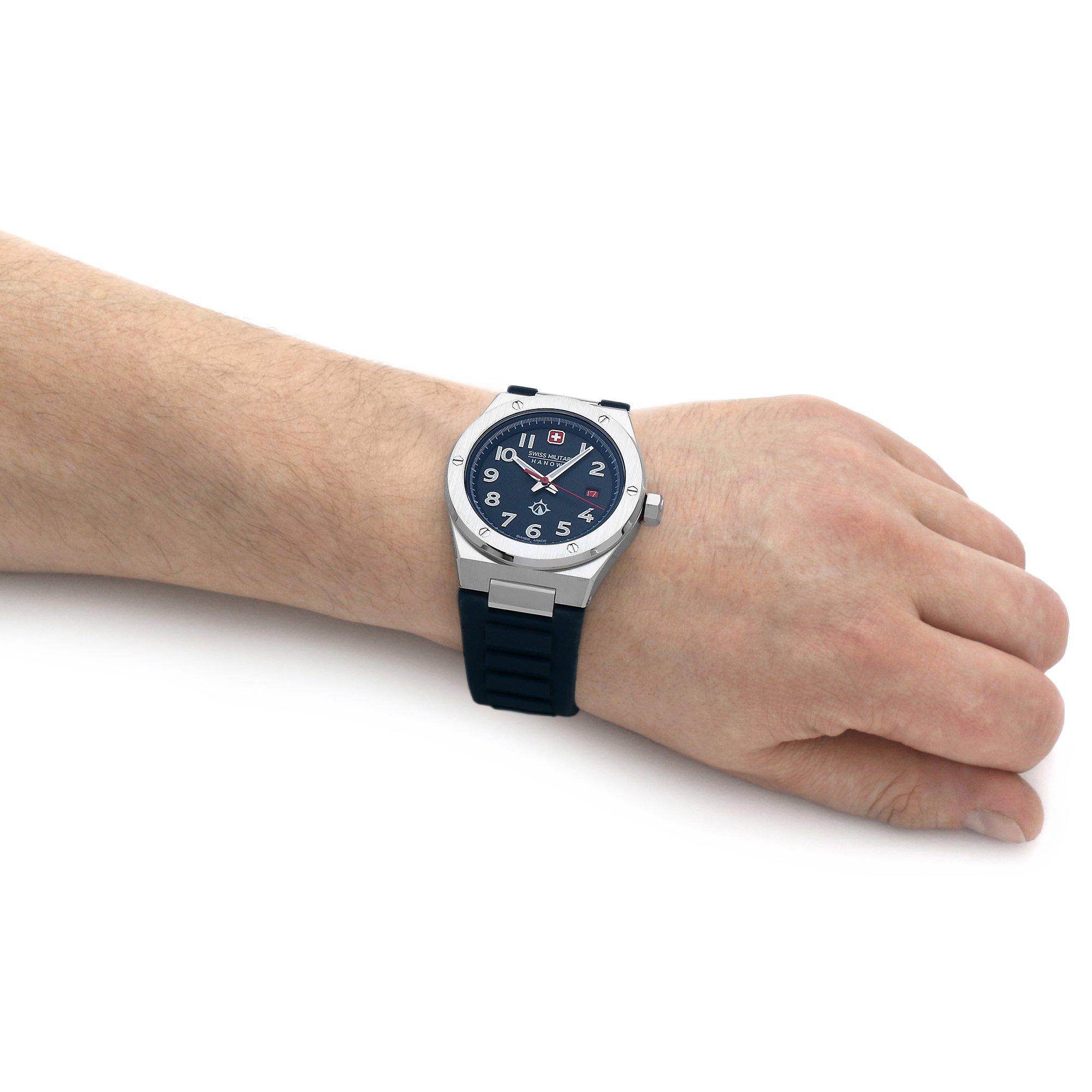 Slvr - Swiss Military Hanowa - Stainless Steel Sports Analogue Quartz Watch - 4