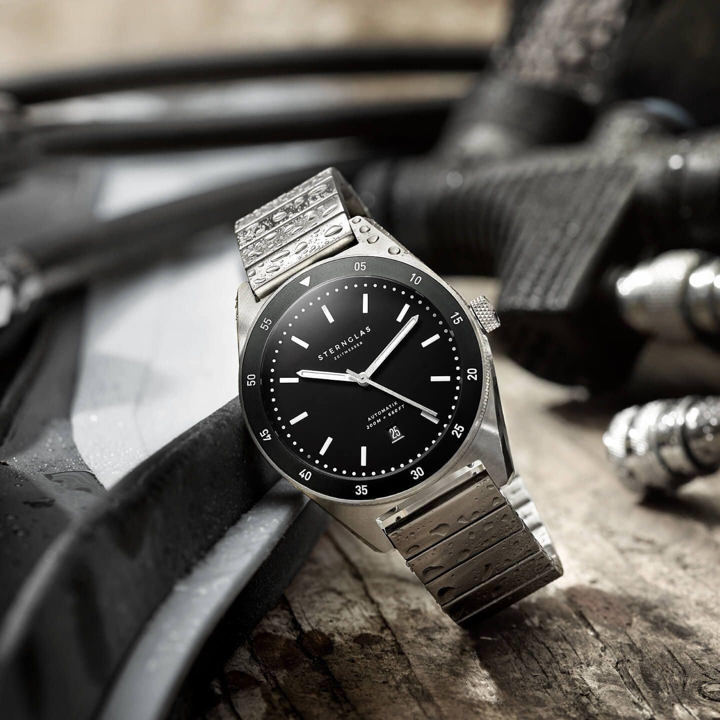 Slvr - Sternglas - Steel Analogue Automatic Watch - 4