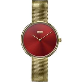 Storm Gold Plated Stainless Steel Fashion Analogue Watch