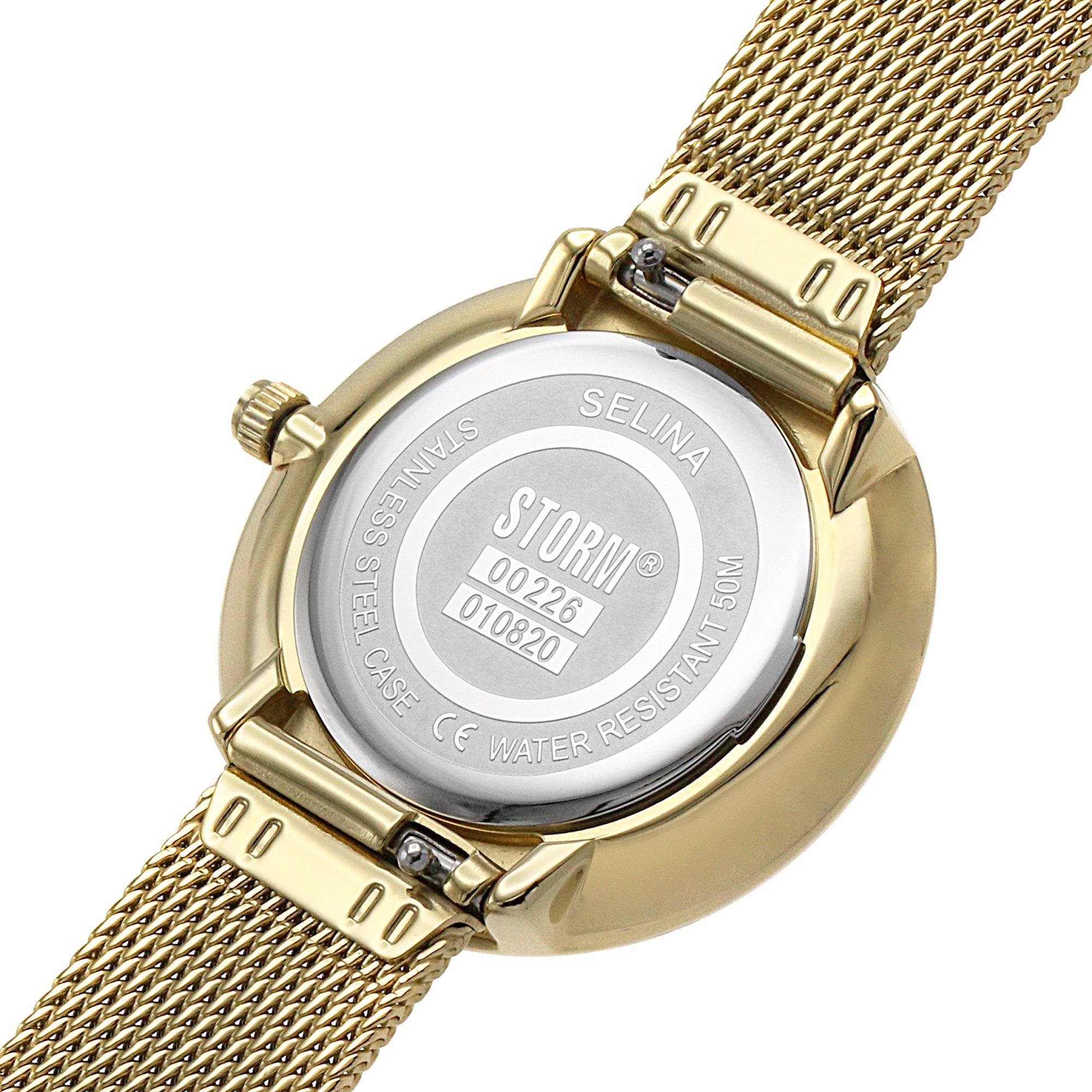 Gld - Storm - Plated Stainless Steel Fashion Analogue Watch - 5