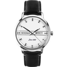 Sekonda 1974 38mm Silver Watch Round Case Silver Dial