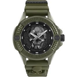 Philipp Plein The $Kull Ecoceramic Eco-Ceramic Fashion Analogue Watch