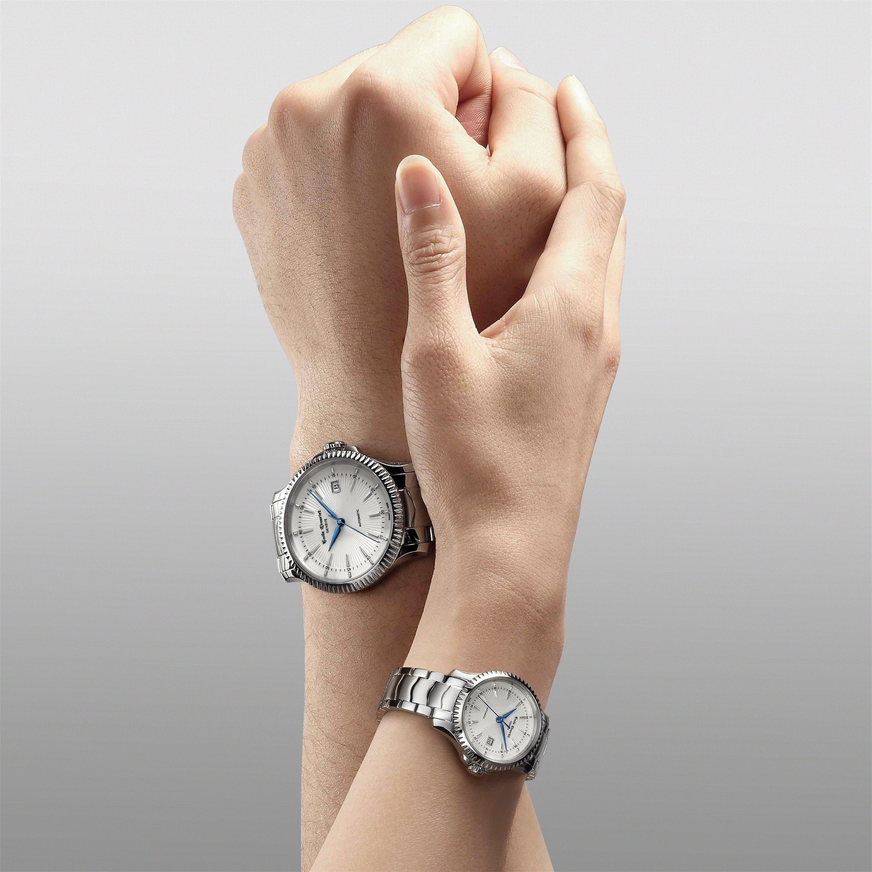 Slvr - Emile Chouriet - Stainless Steel Luxury Analogue Watch - 3