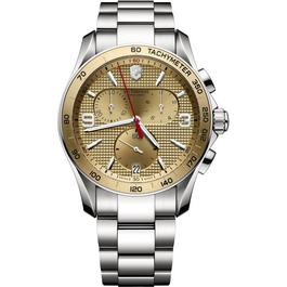 Victorinox Swiss Army Chrono Classic Stainless Steel Luxury Analogue Quartz Watch