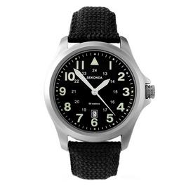 Sekonda Aviator Stainless Steel Classic Analogue Quartz Watch