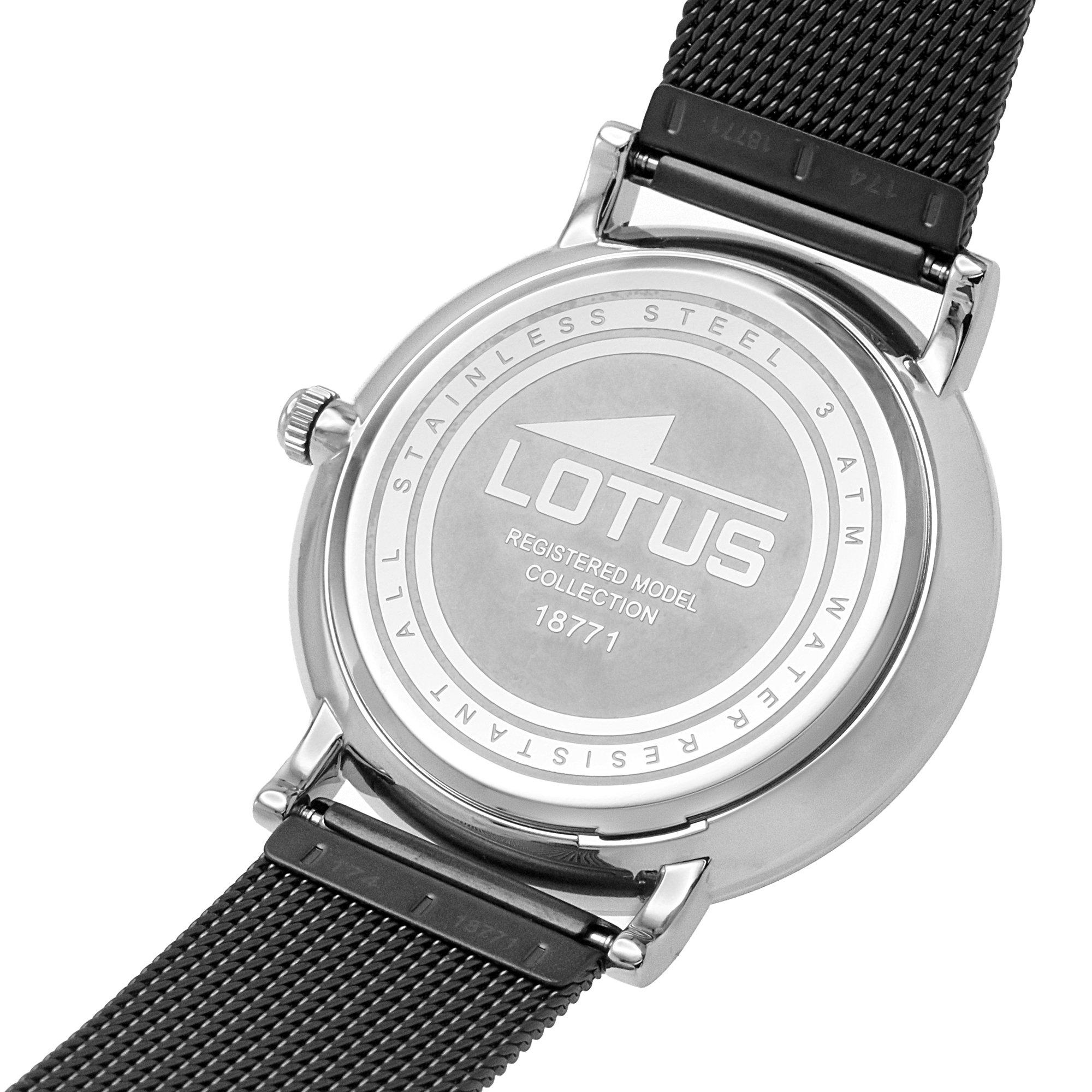 Slvr - Lotus - Steel Sports Analogue Quartz Watch - 2