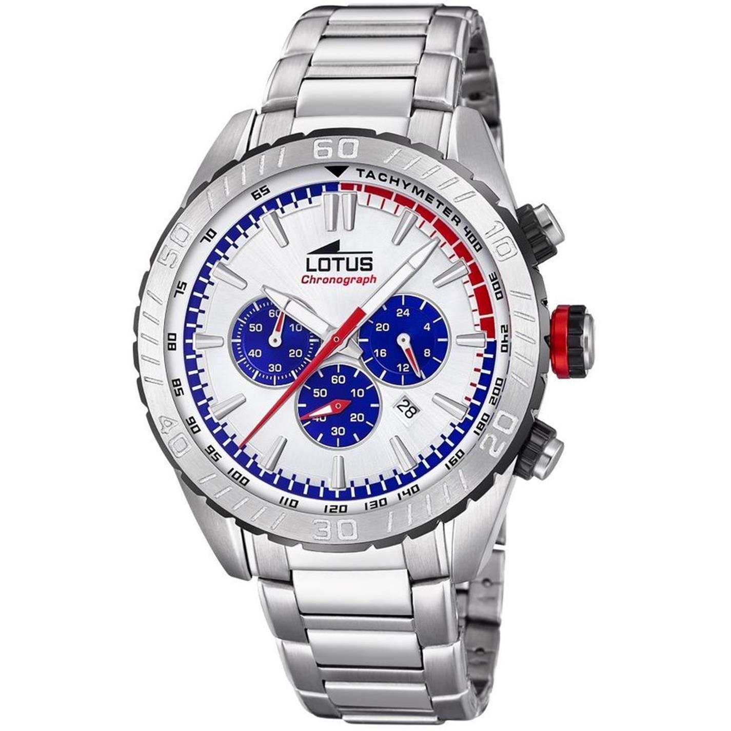 Slvr - Lotus - Stainless Steel Sports Analogue Quartz Watch - 1
