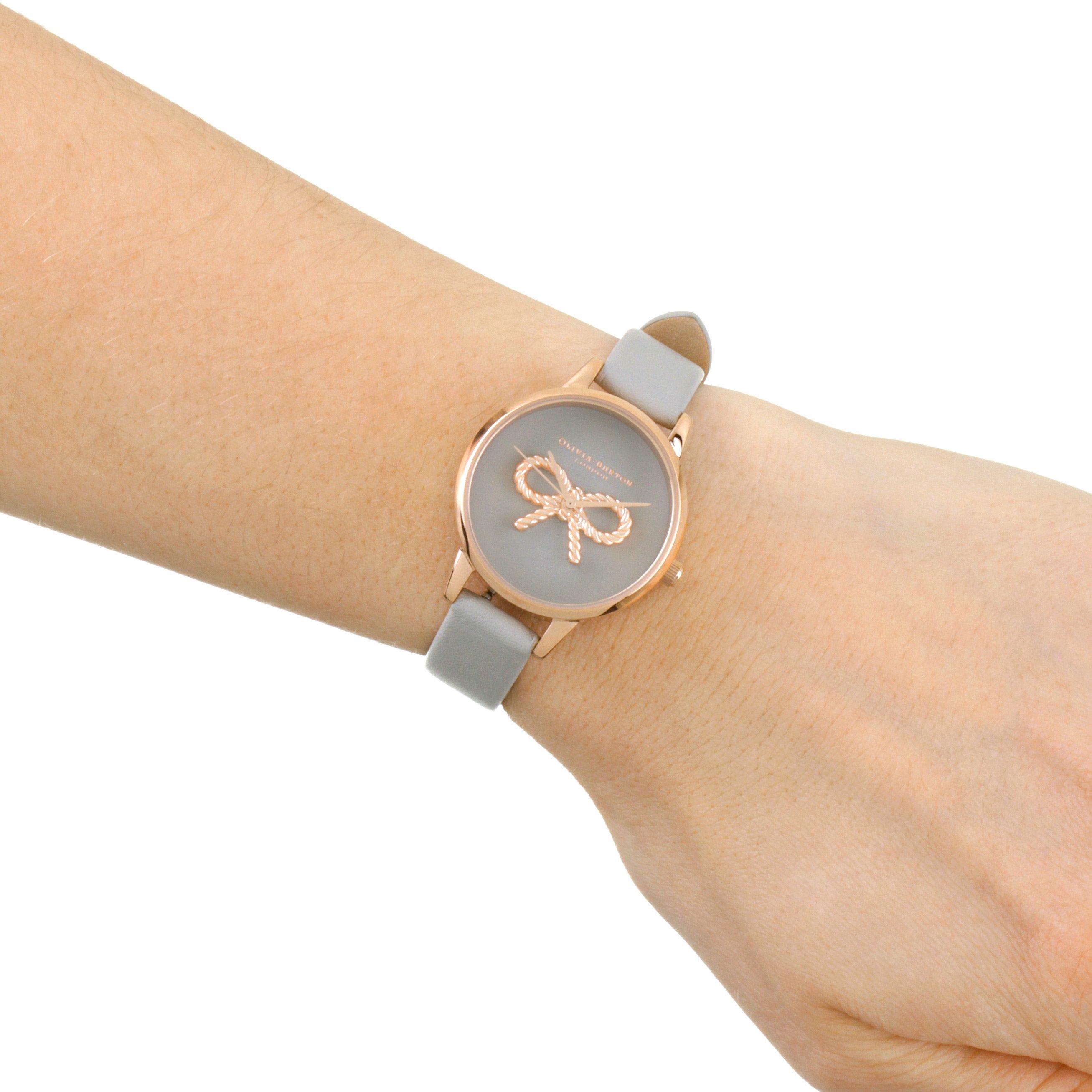 Rs - Olivia Burton - Bow Stainless Steel Fashion Analogue Quartz Watch - 2