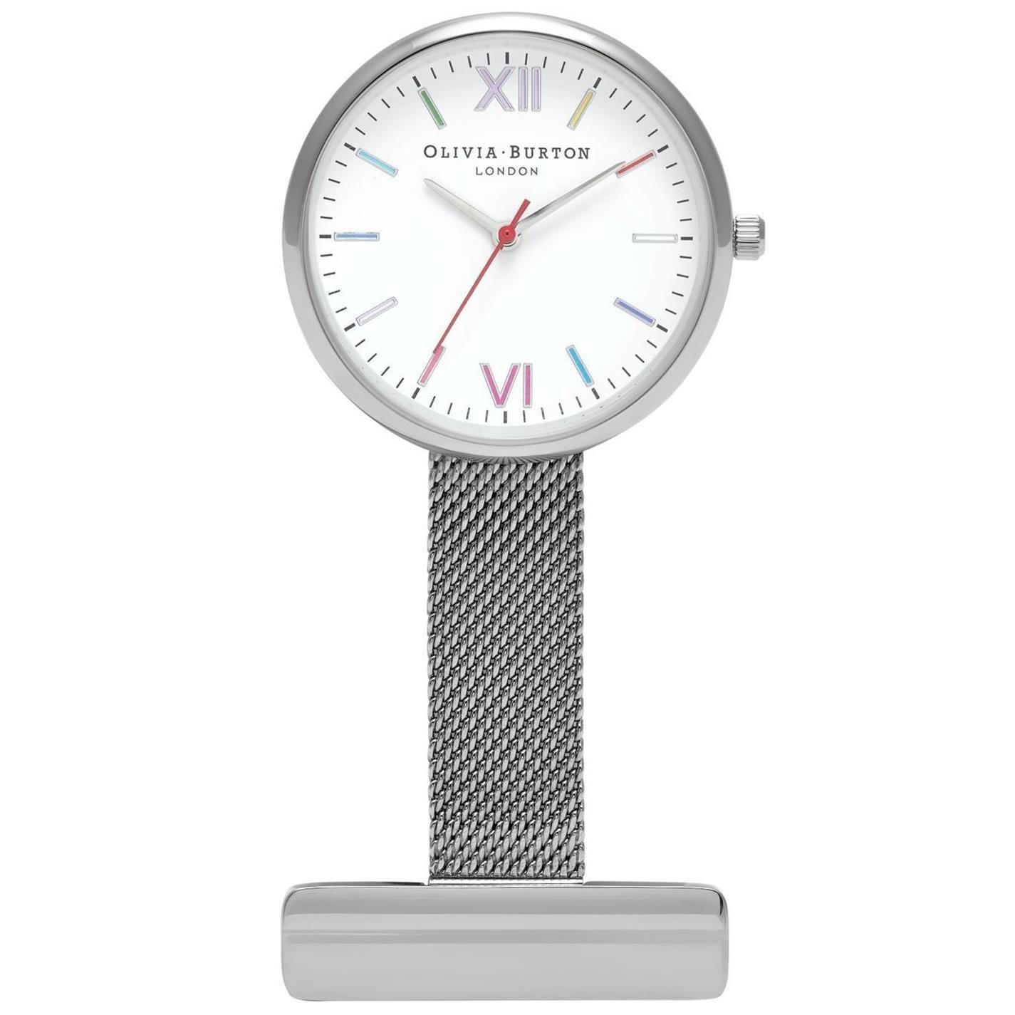 Slvr - Olivia Burton - Stainless Steel Fashion Analogue Quartz Watch - 3