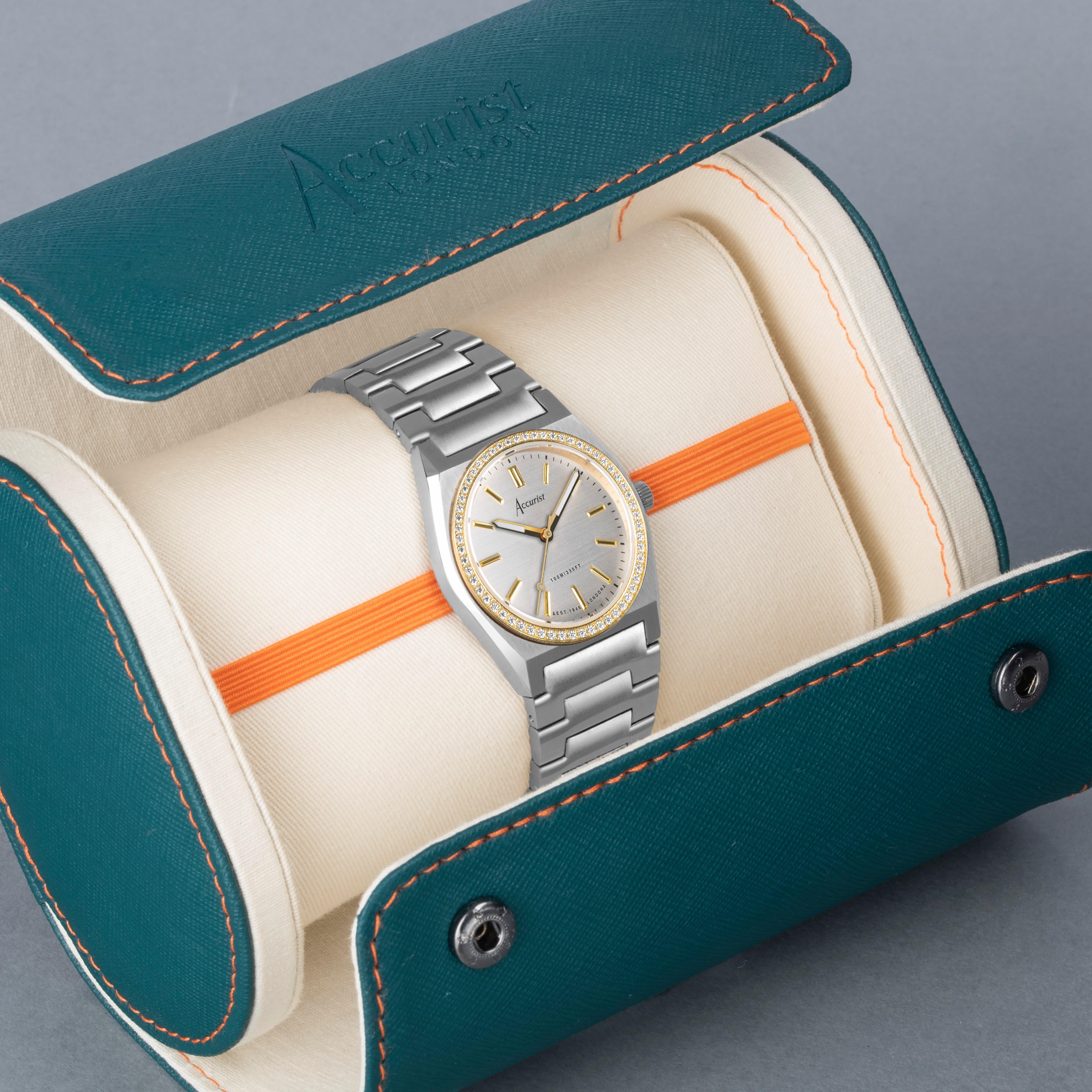 Slvr - Accurist - Womens Stainless Steel Classic Analogue Quartz Watch - 6