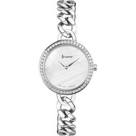 Accurist Jewellery Womens Stainless Steel Classic Analogue Watch