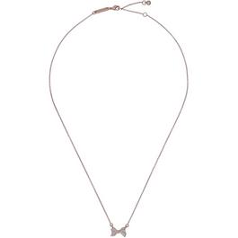 Ted Baker Crystal Bow Pendant Necklace