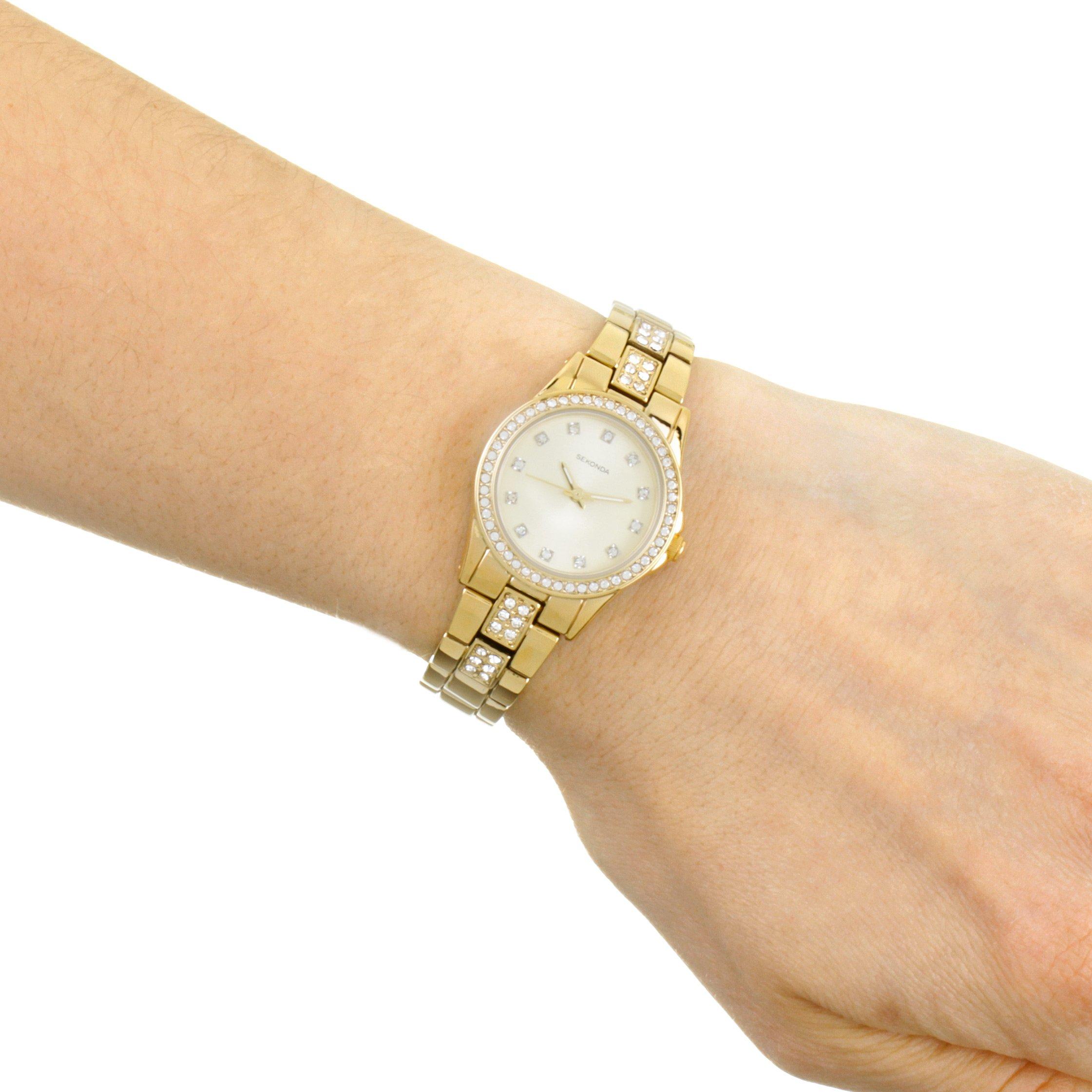 Gld - Sekonda - Starfall Plated Stainless Steel Classic Analogue Quartz Watch - 3