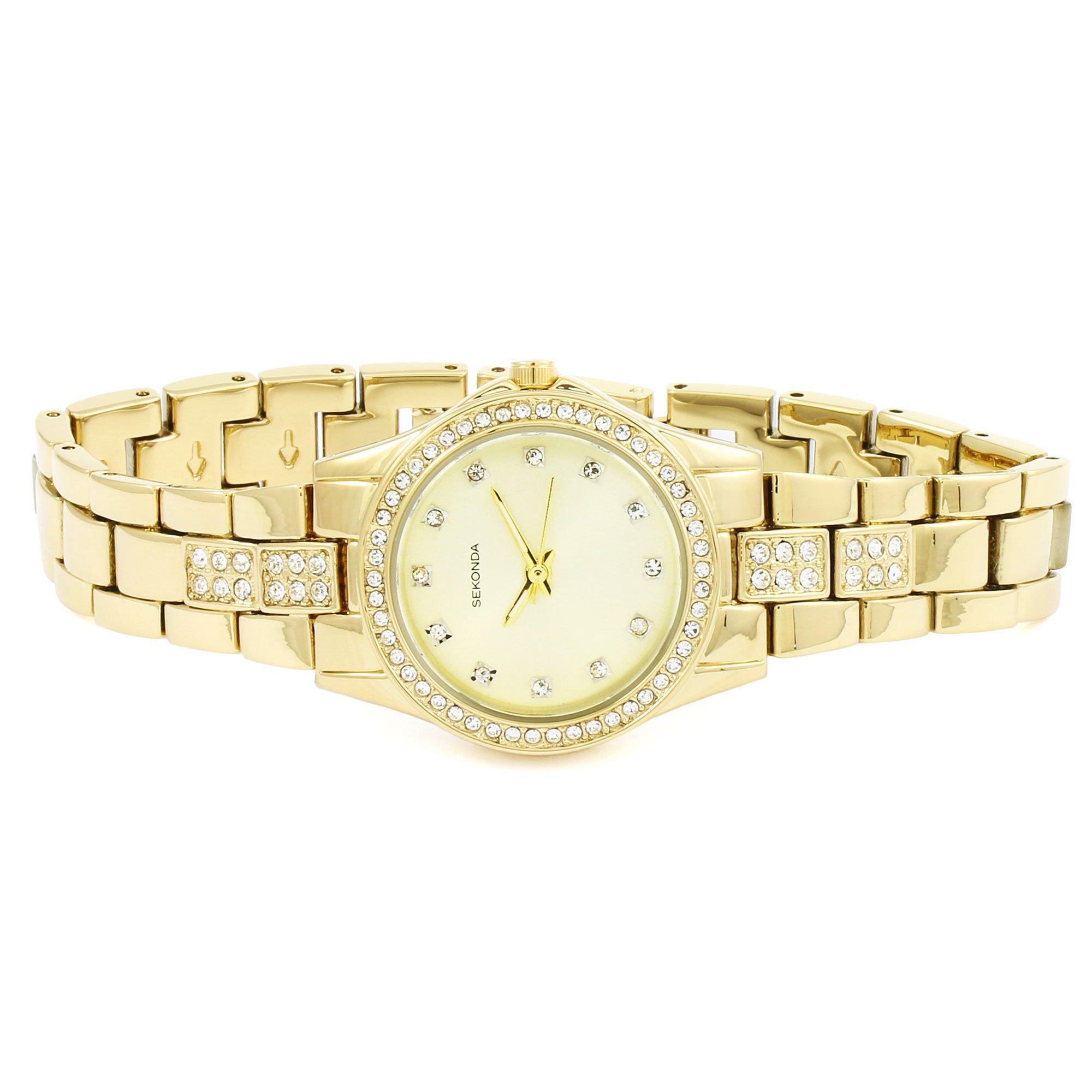 Gld - Sekonda - Starfall Plated Stainless Steel Classic Analogue Quartz Watch - 4