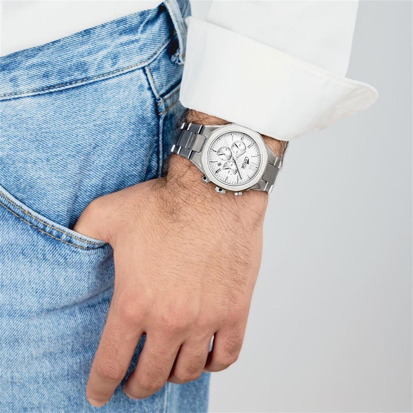 Slvr - Lotus - Stainless Steel Sports Quartz Watch - 2