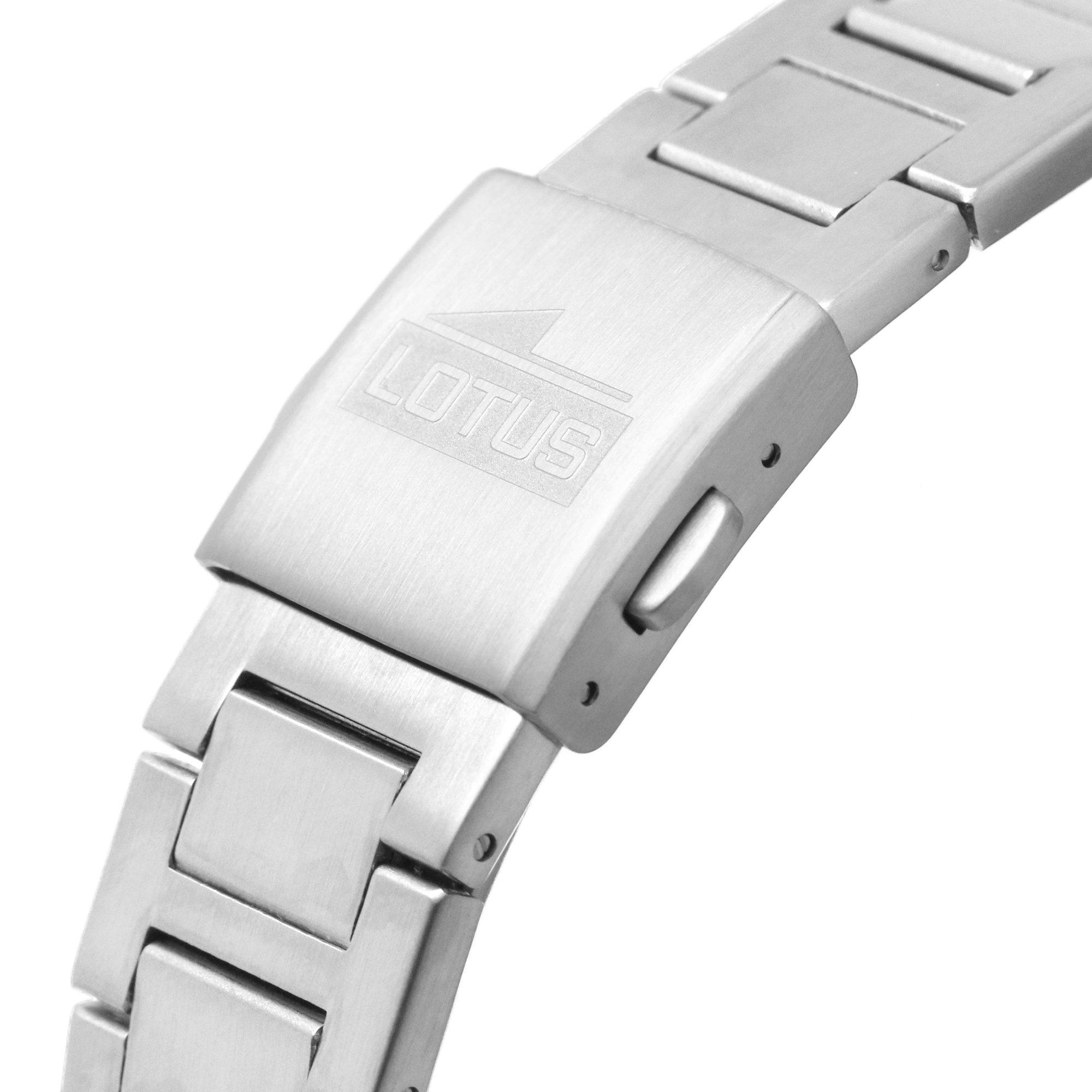 Slvr - Lotus - Stainless Steel Sports Quartz Watch - 4