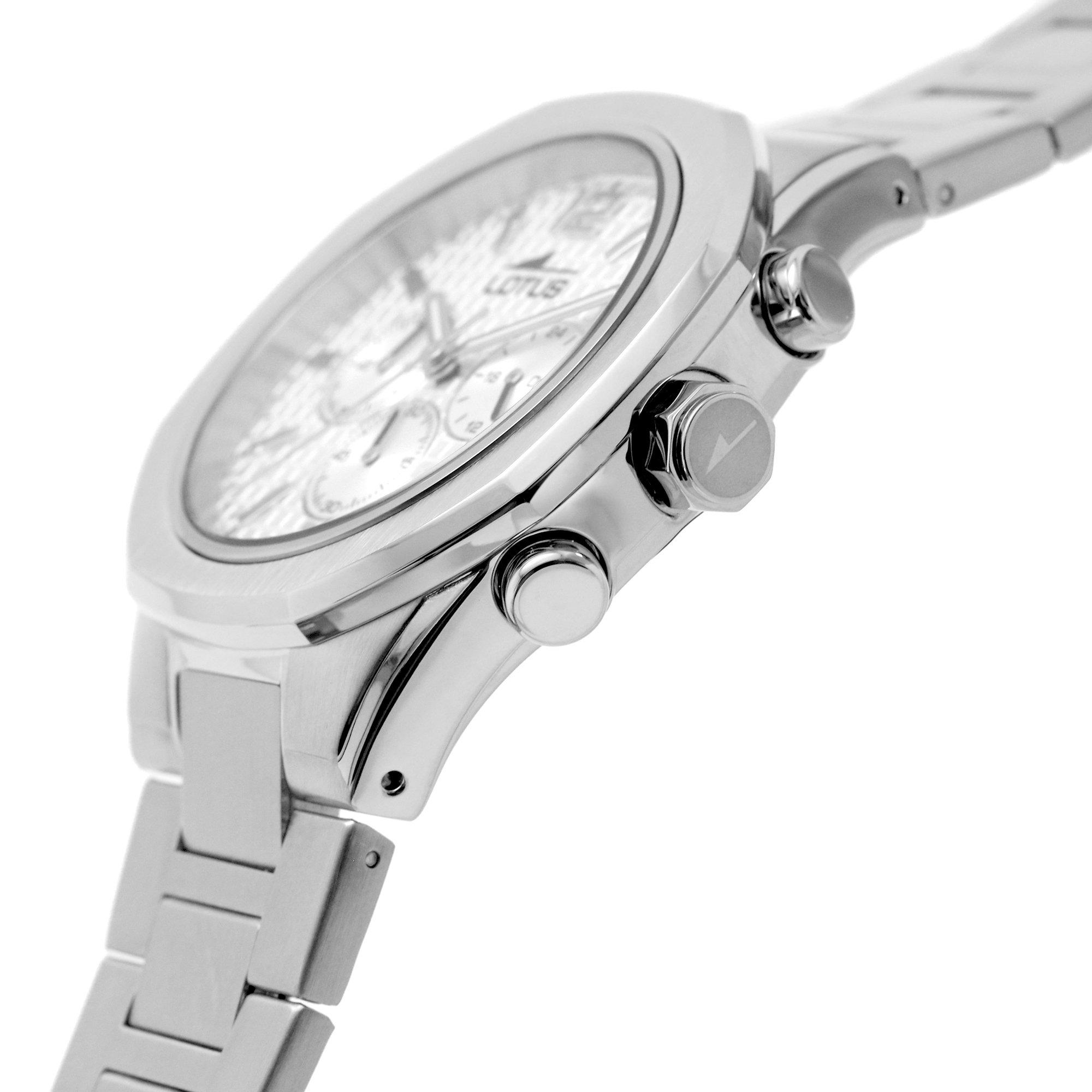 Slvr - Lotus - Stainless Steel Sports Quartz Watch - 5