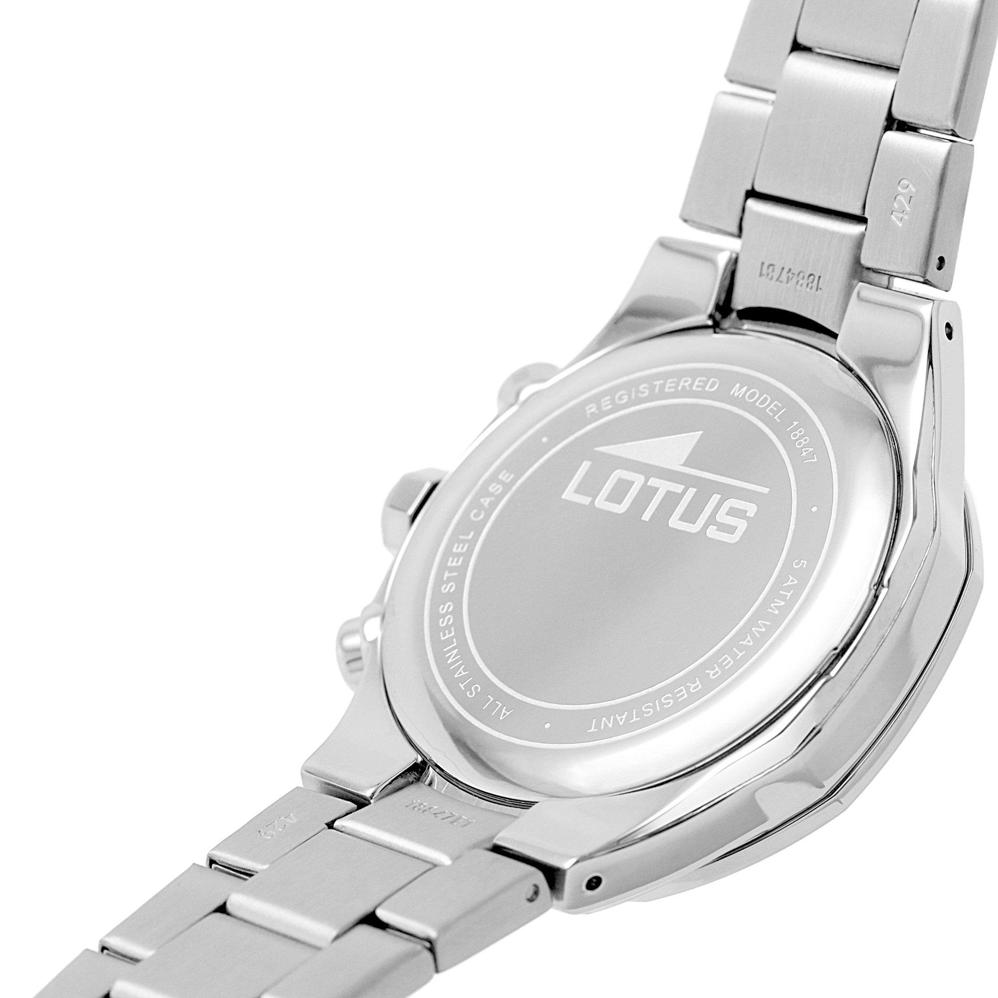 Slvr - Lotus - Stainless Steel Sports Quartz Watch - 6