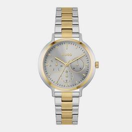 Hugo Edgy Two-Tone Bracelet Watch Womens