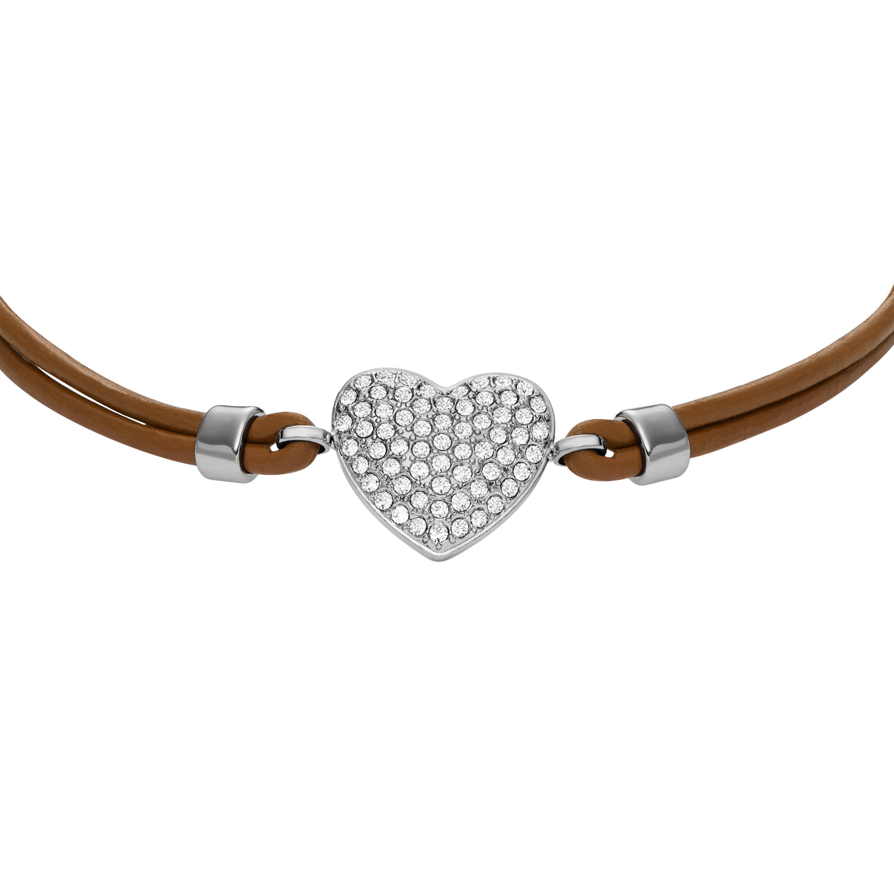 Brwn - Fossil - Lds Fssl Sd Gltz Hrt Brwn - 3
