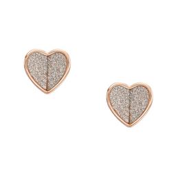 Fossil Plated Stainless Steel Earrings