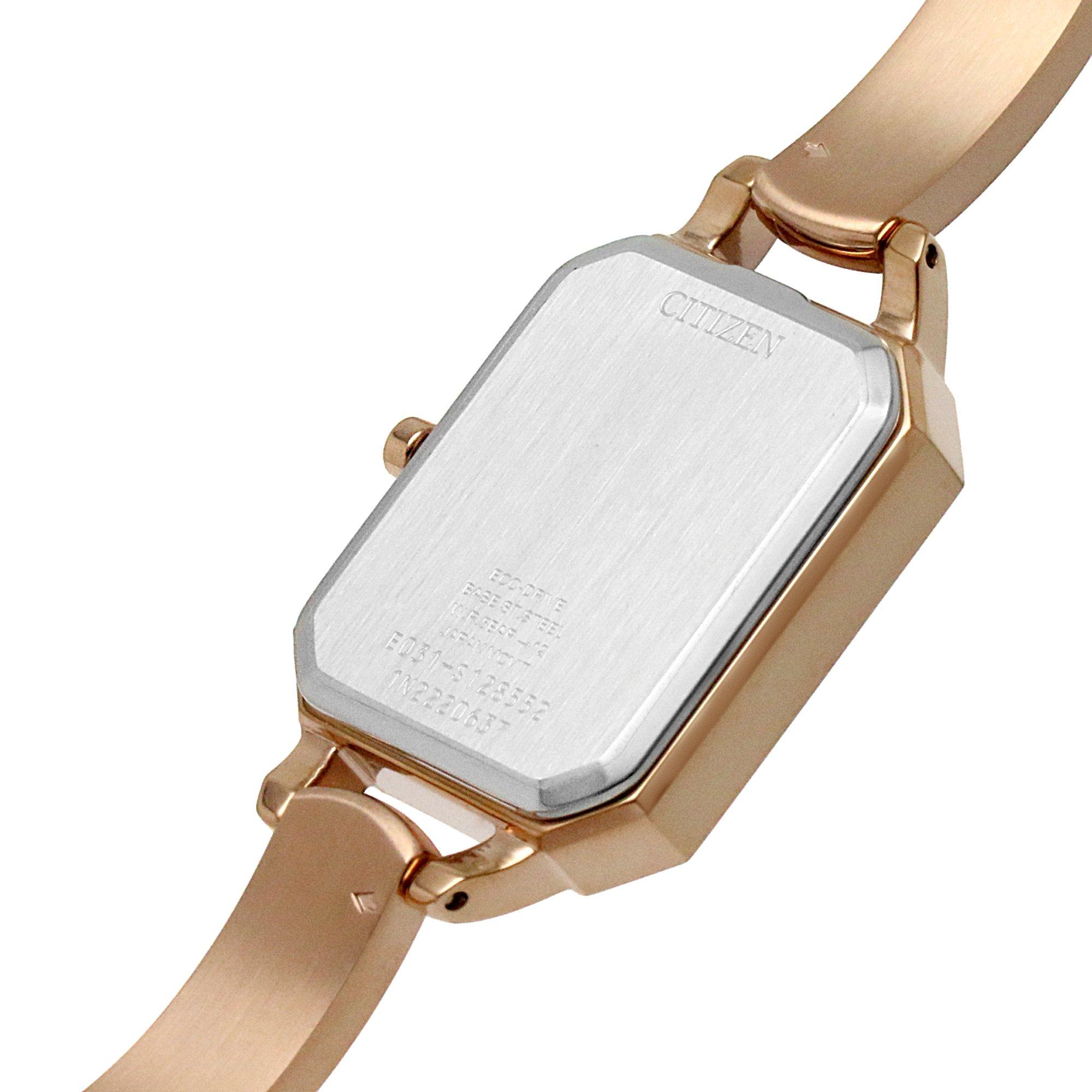 Rs Gld - Citizen - Eco-Drive Crystal Case Stainless Steel Classic Watch - 4