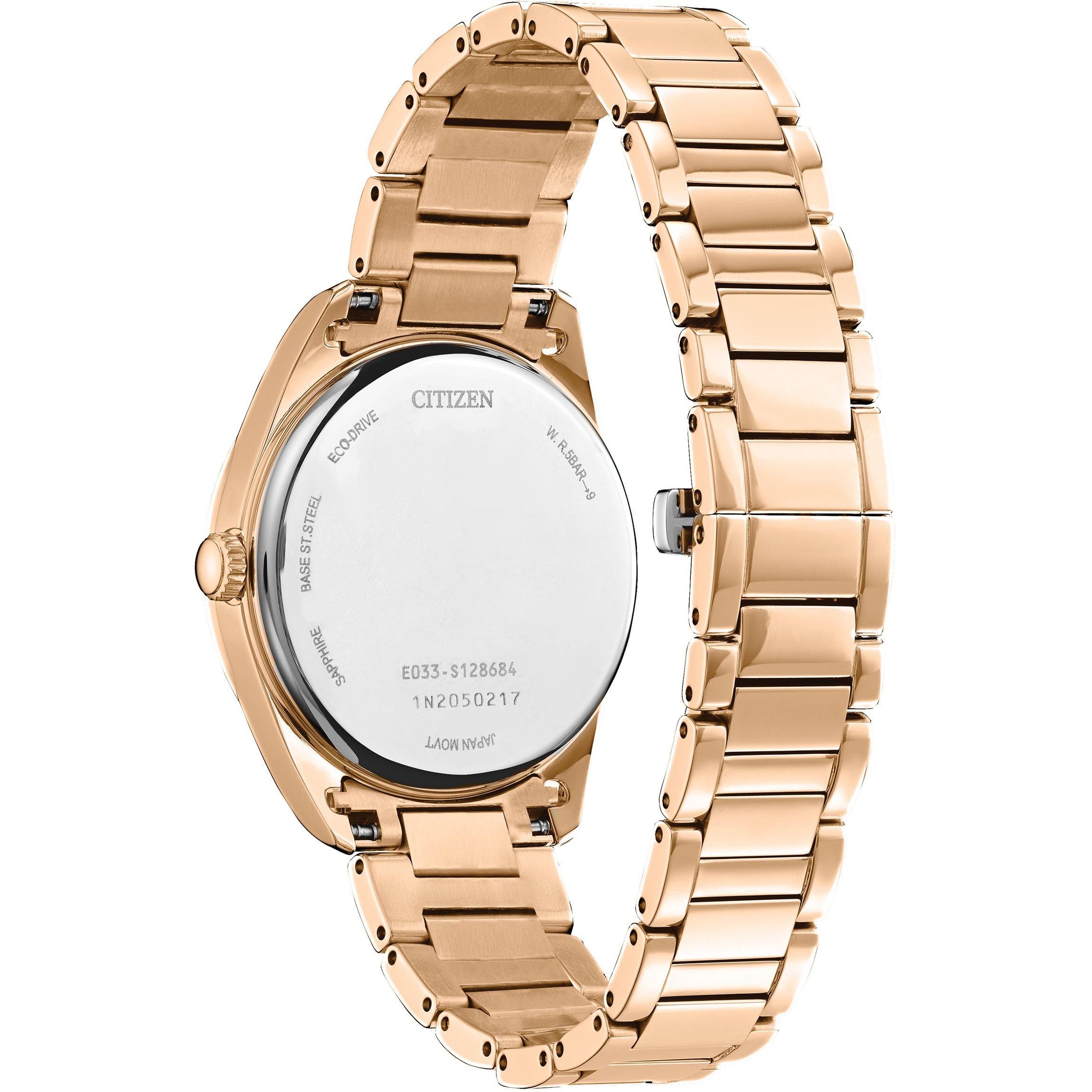 Rs Gld - Citizen - Eco-Drive Bracelet Wr50 Stainless Steel Classic Watch - 3