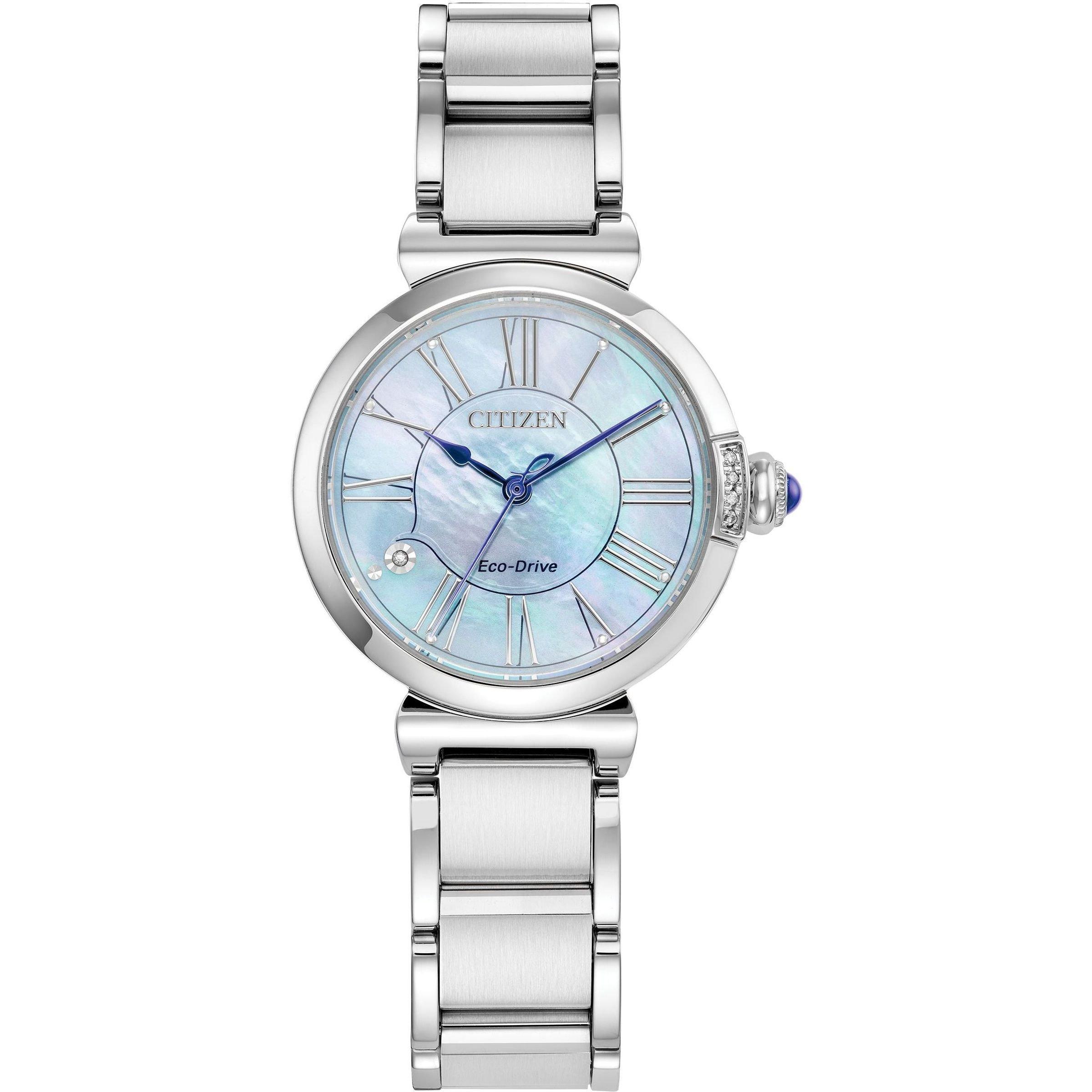 Citizen Ladies Eco-Drive Diamond Maybell Stainless Steel Watch