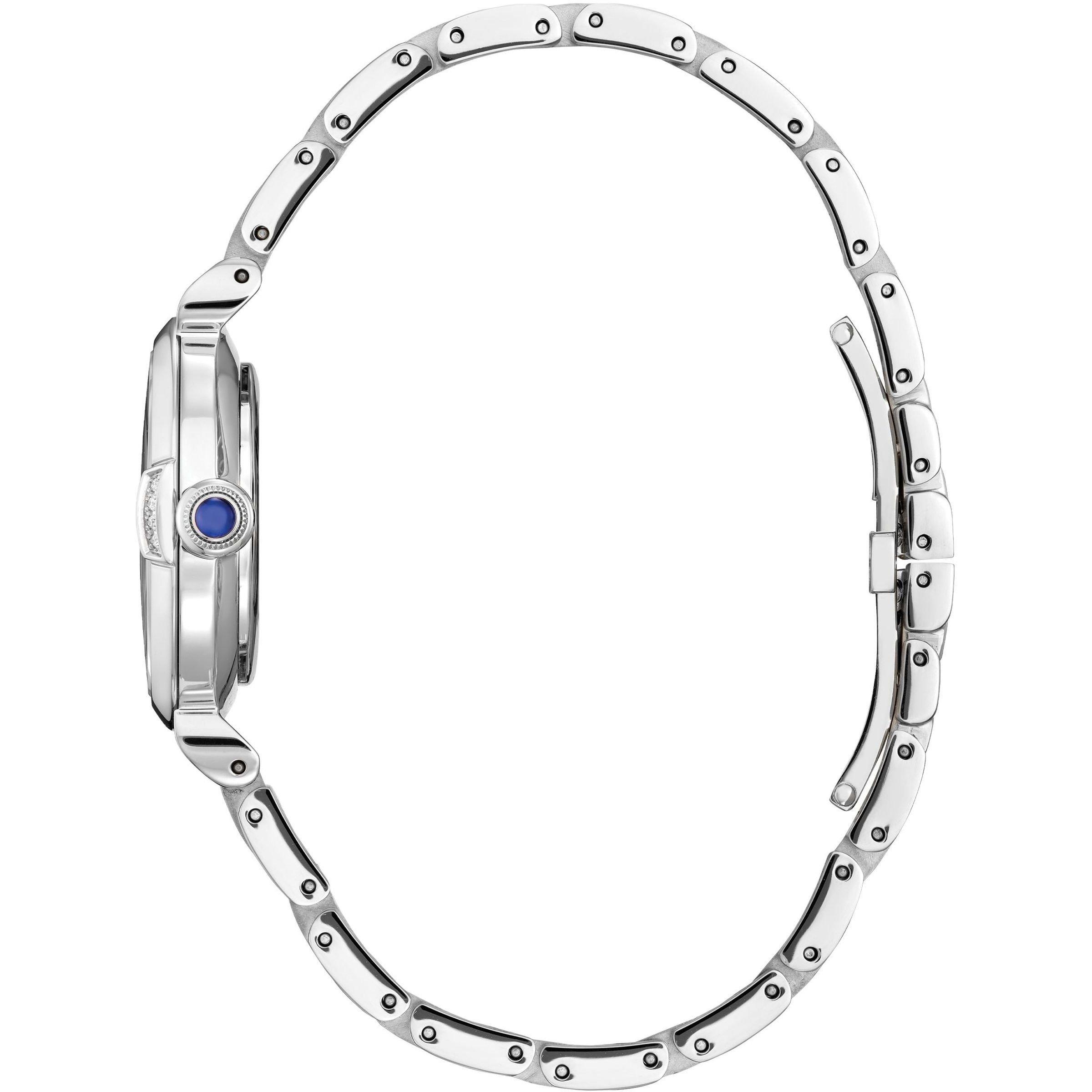 Slvr - Citizen - Ladies Eco-Drive Diamond Maybell Stainless Steel Watch - 3