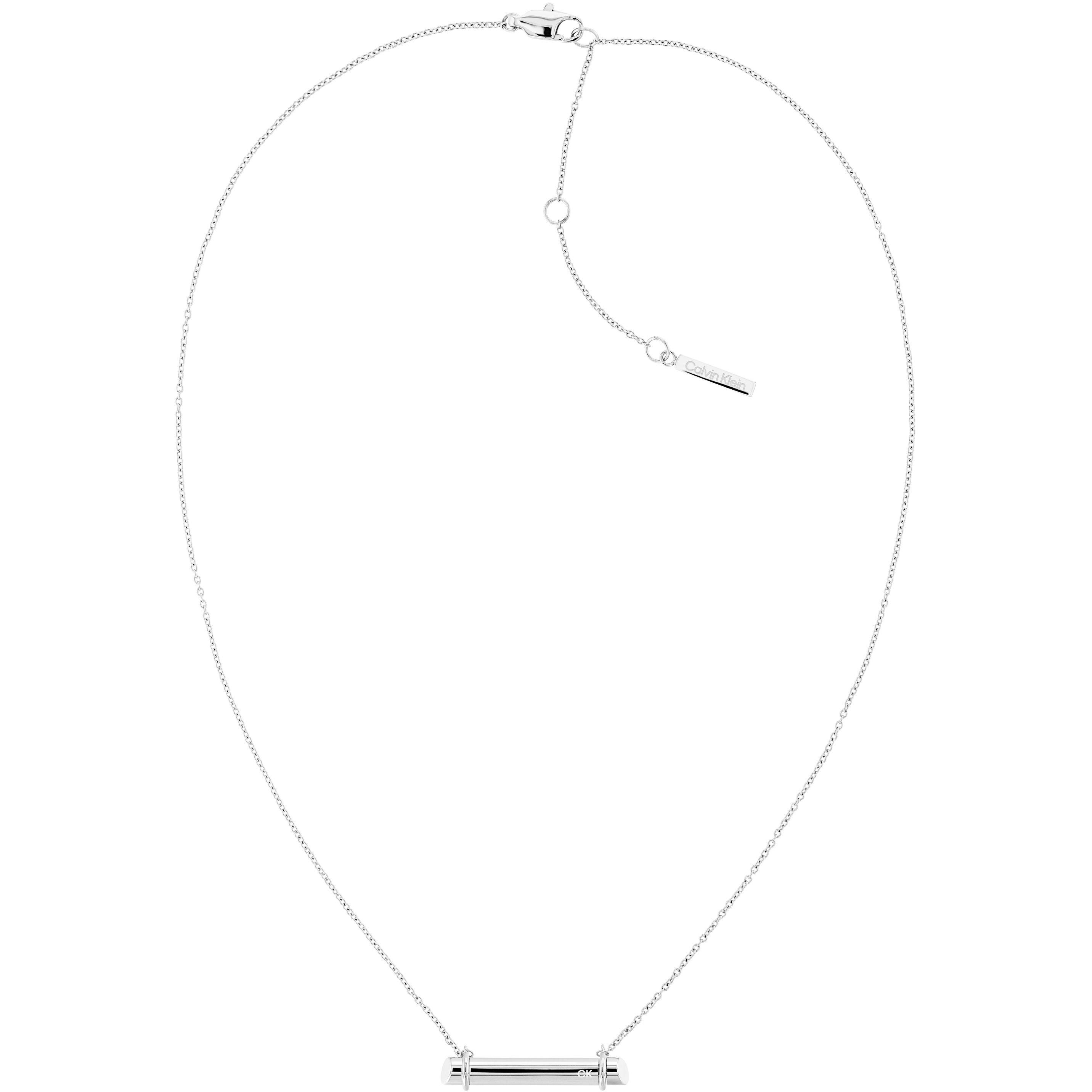 Calvin Klein Women's Stainless Steel Chain Bracelet - Slvr - 0