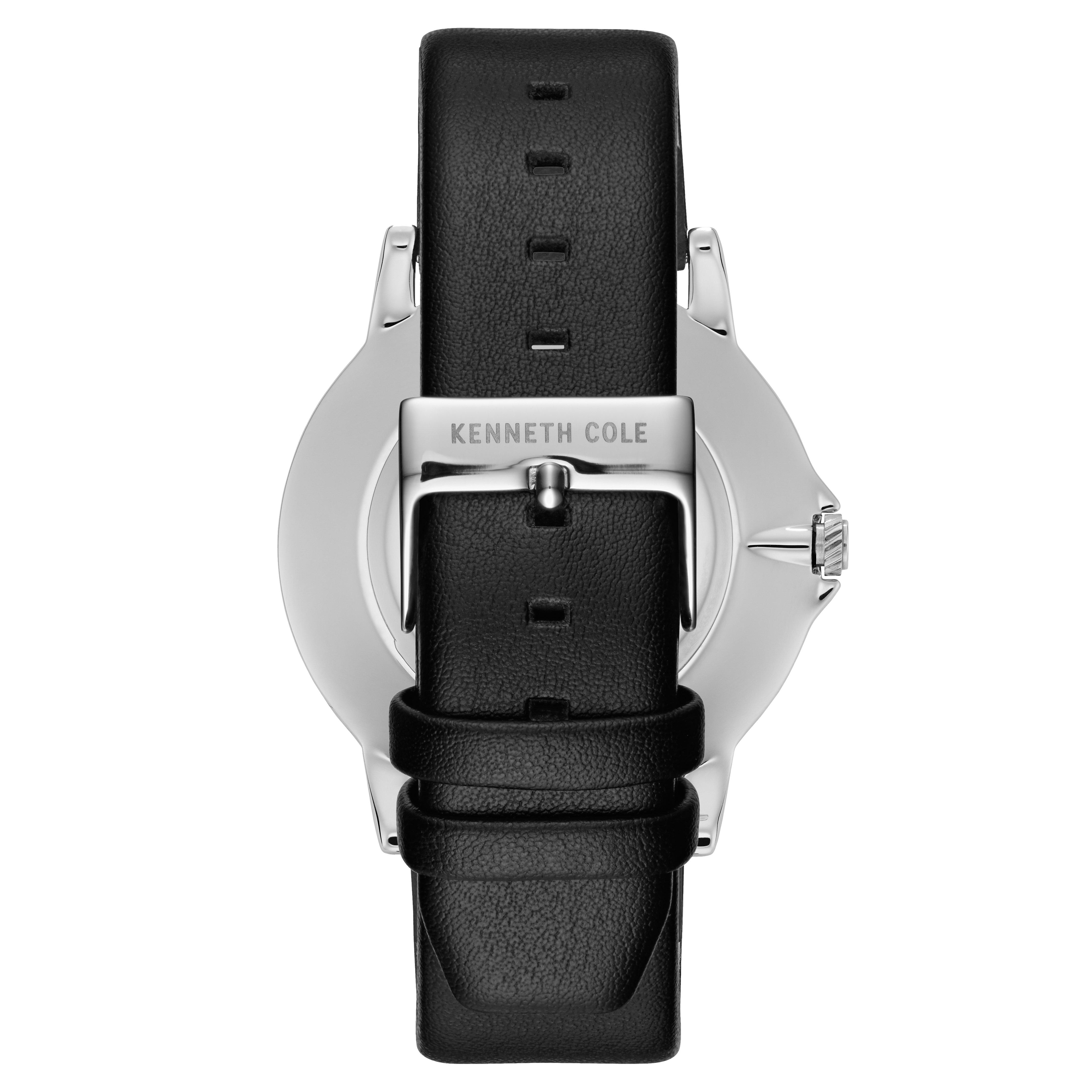 Slvr - Kenneth Cole - New York Dress Grey Quartz Watch - 3