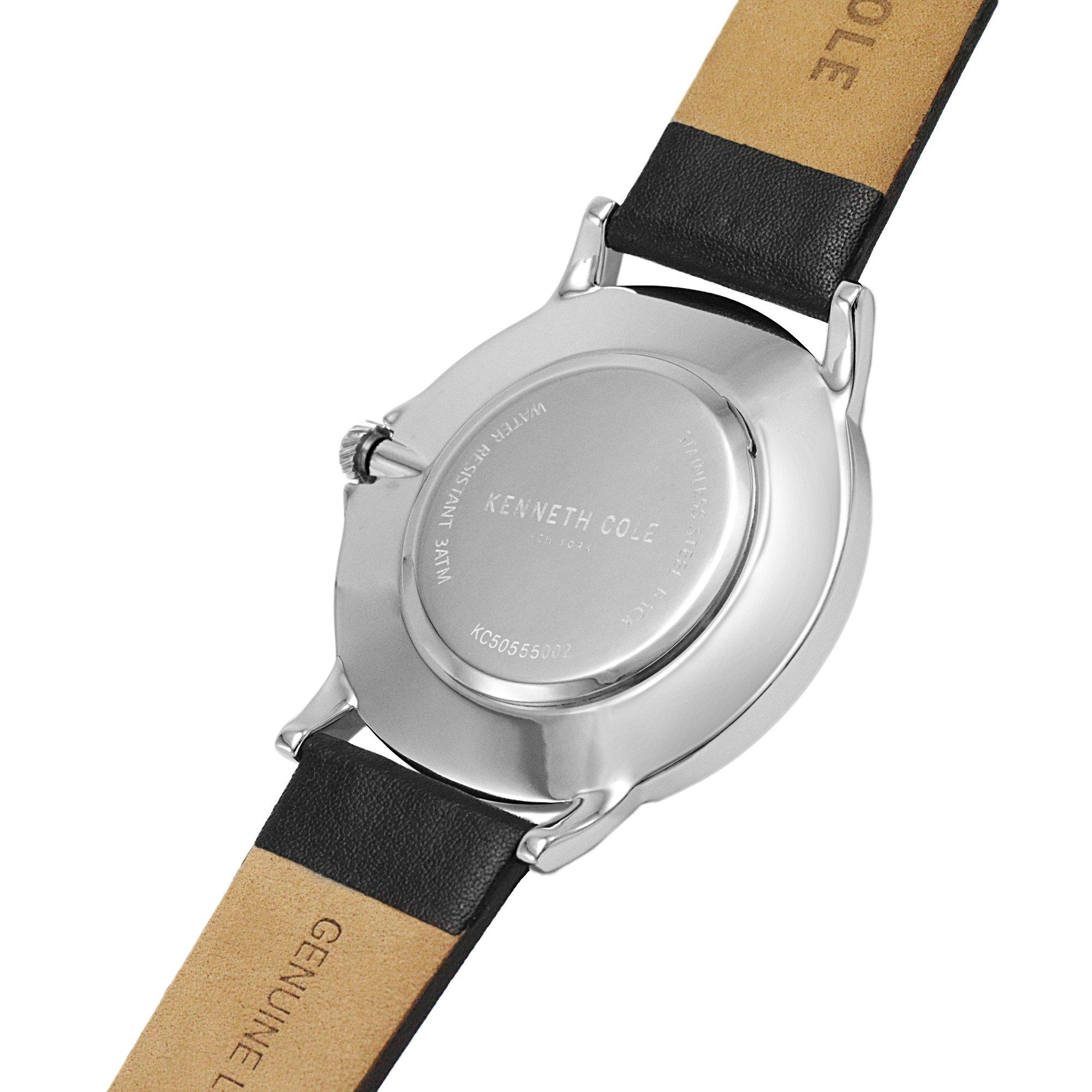 Slvr - Kenneth Cole - New York Dress Grey Quartz Watch - 6