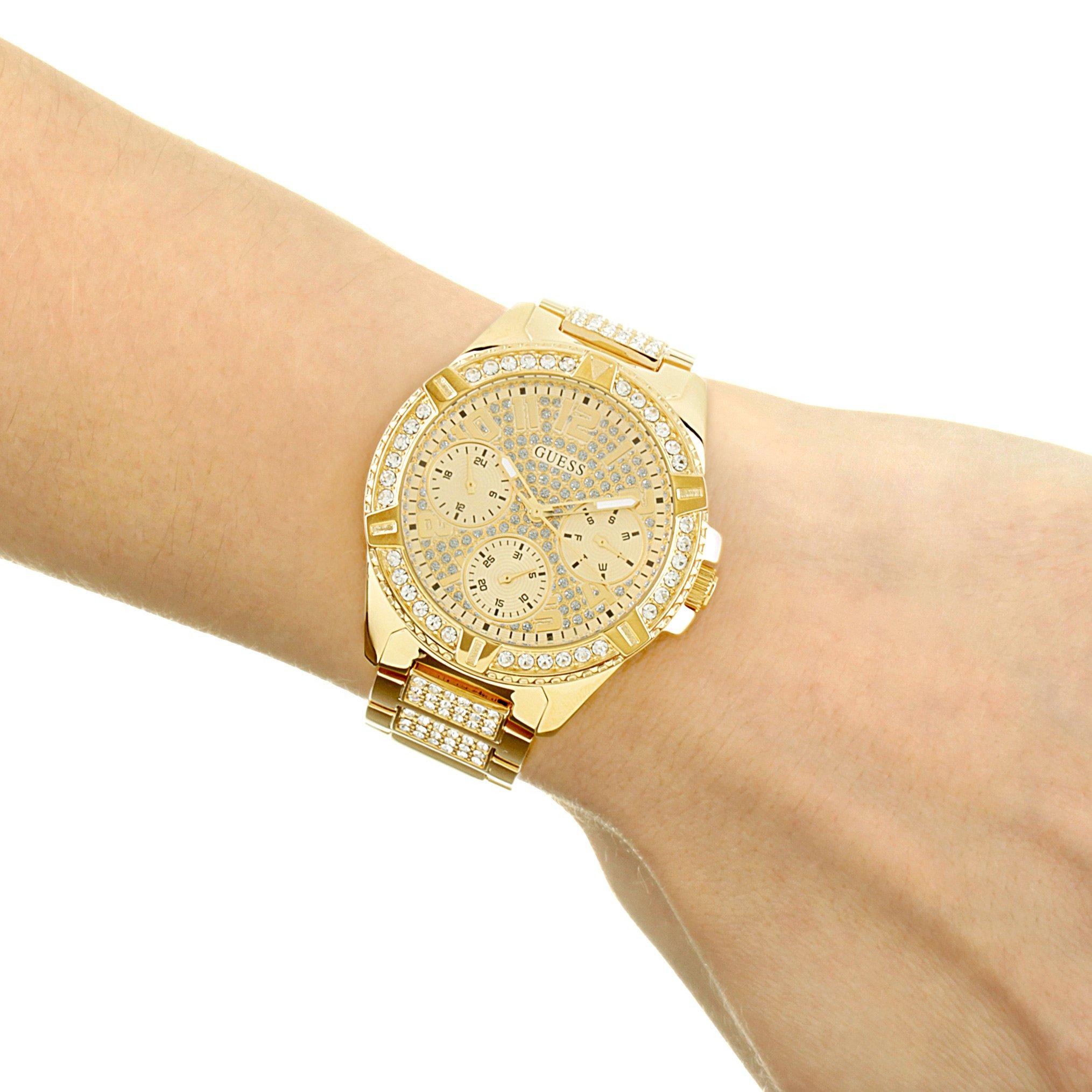 Gld - Guess - Lady Frontier Stainless Steel Fashion Analogue Quartz Watch - 2