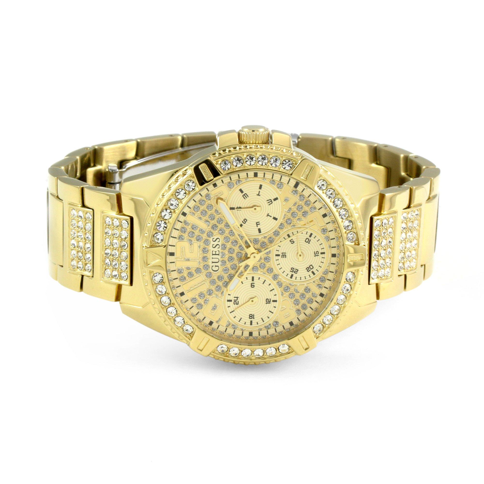 Gld - Guess - Lady Frontier Stainless Steel Fashion Analogue Quartz Watch - 5