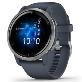 Garmin Garmin Venu 2 Granite Blue Digital Quartz Hybrid Watch