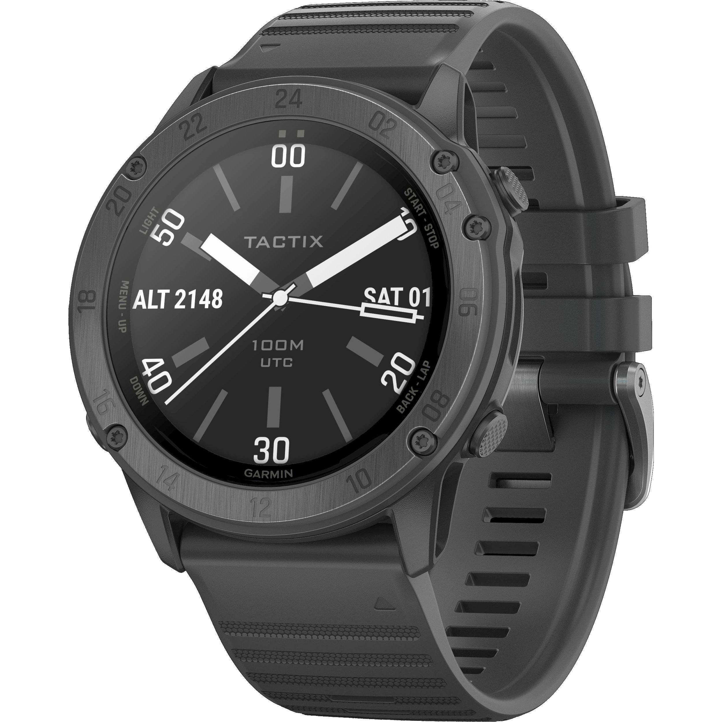 Blck - Garmin - Tactix Delta Plastic/resin Digital Quartz Hybrid Watch - 1
