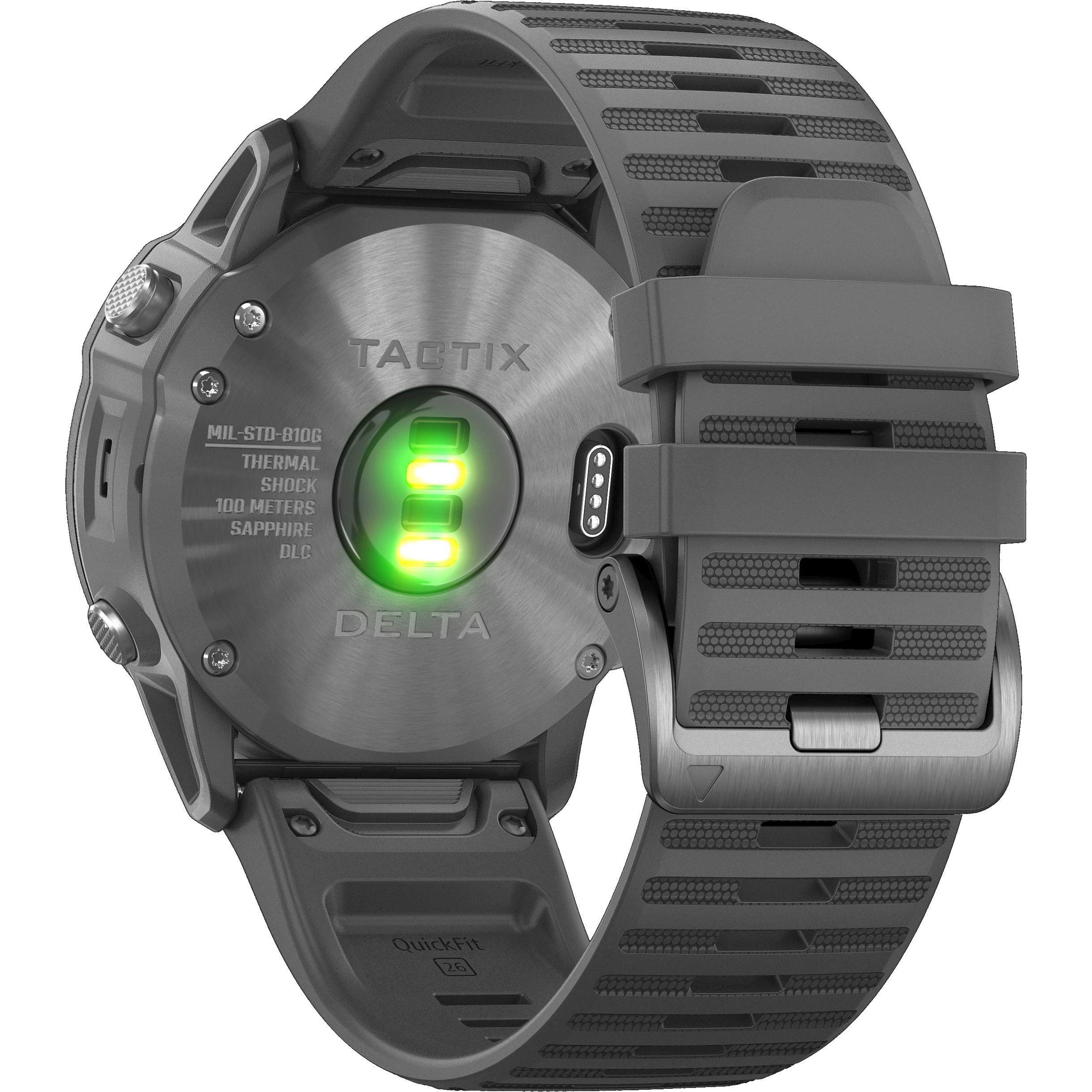 Blck - Garmin - Delta Plastic/resin Digital Quartz Hybrid Watch - 3