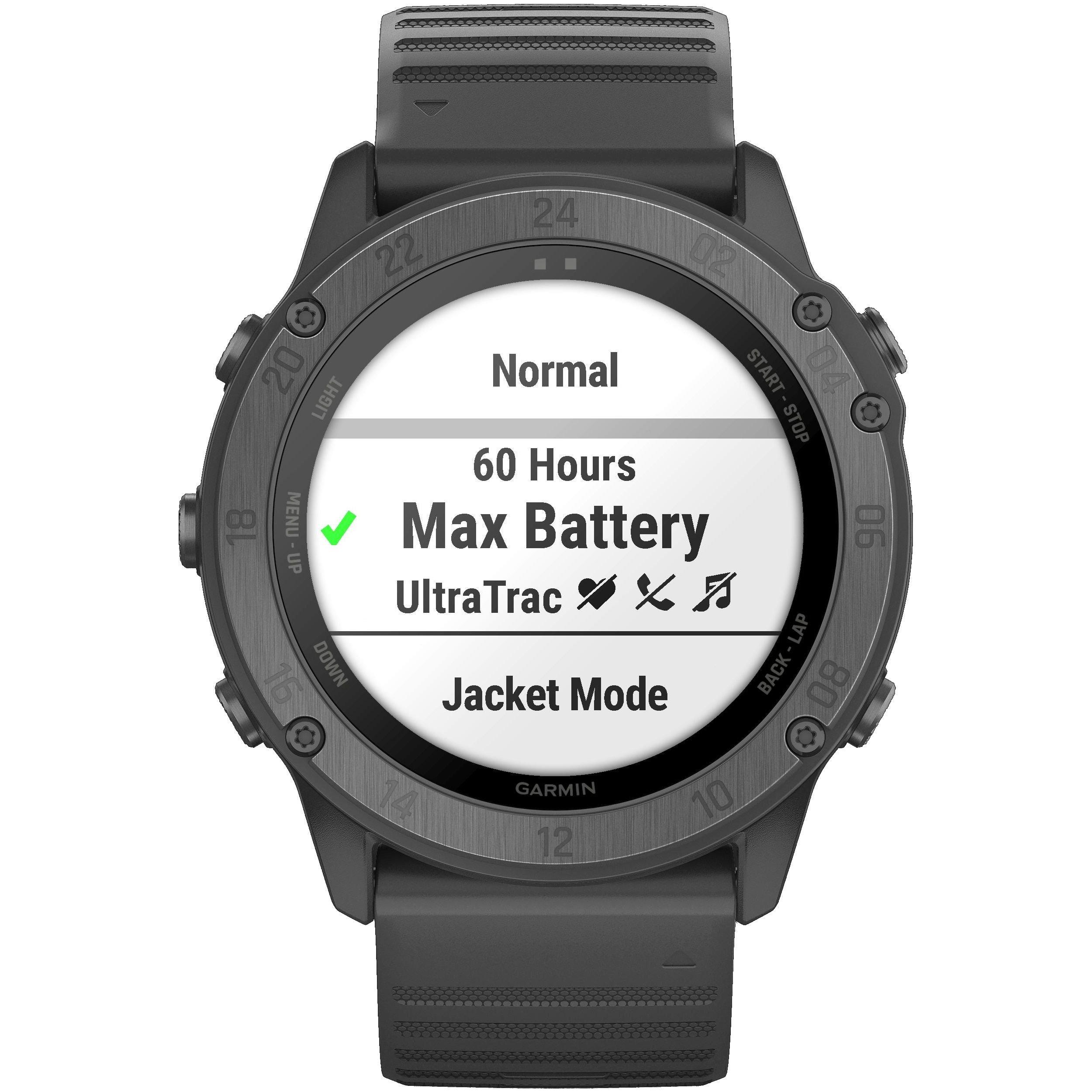 Blck - Garmin - Delta Plastic/resin Digital Quartz Hybrid Watch - 5